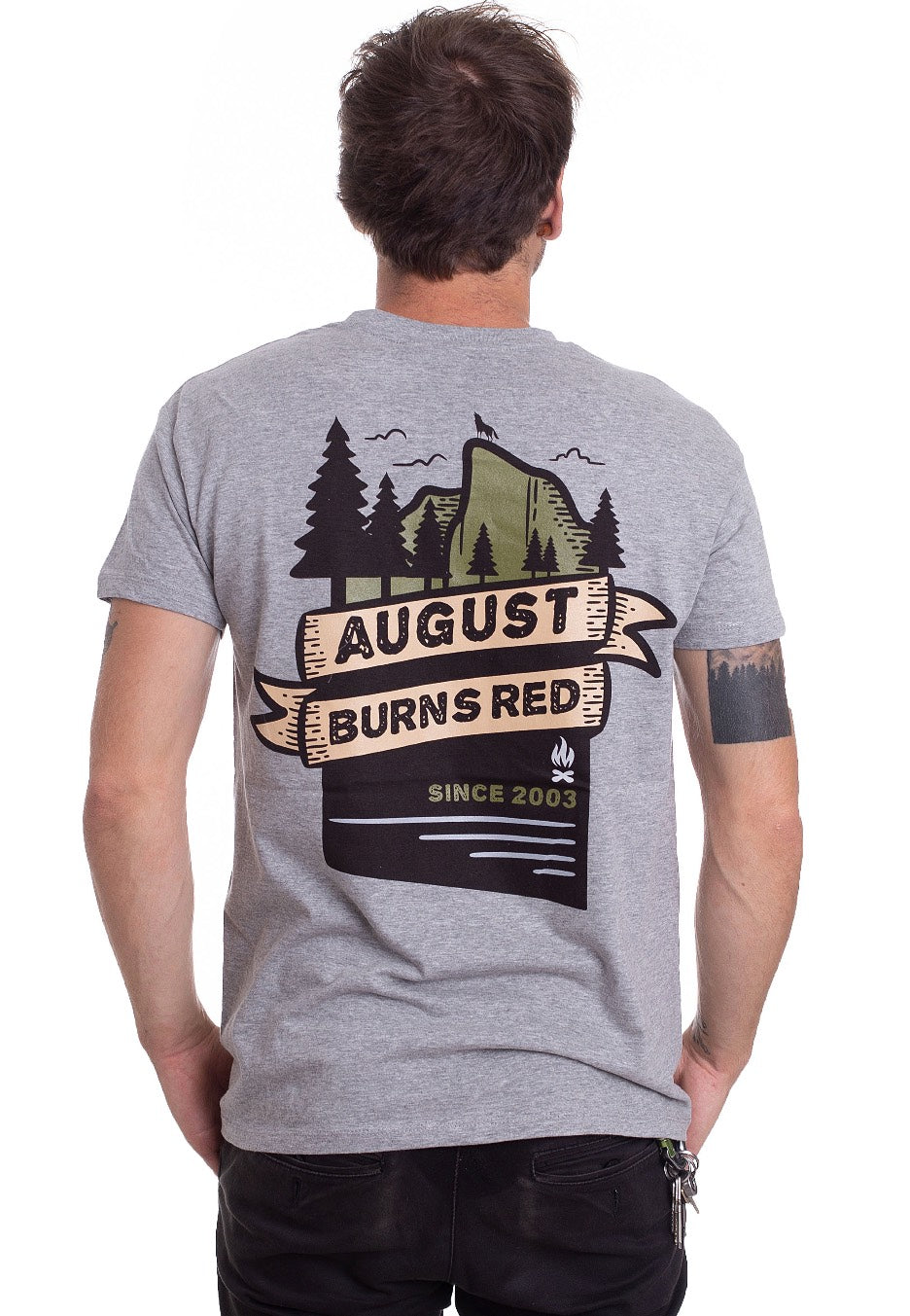 August Burns Red - Mountainwolf Sportsgrey - T-Shirt | Men-Image