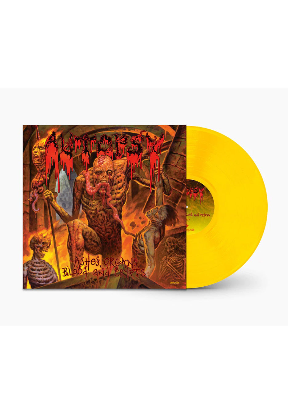 Autopsy - Ashes  Organs  Blood And Crypts Yellow - Colored Vinyl | Neutral-Image