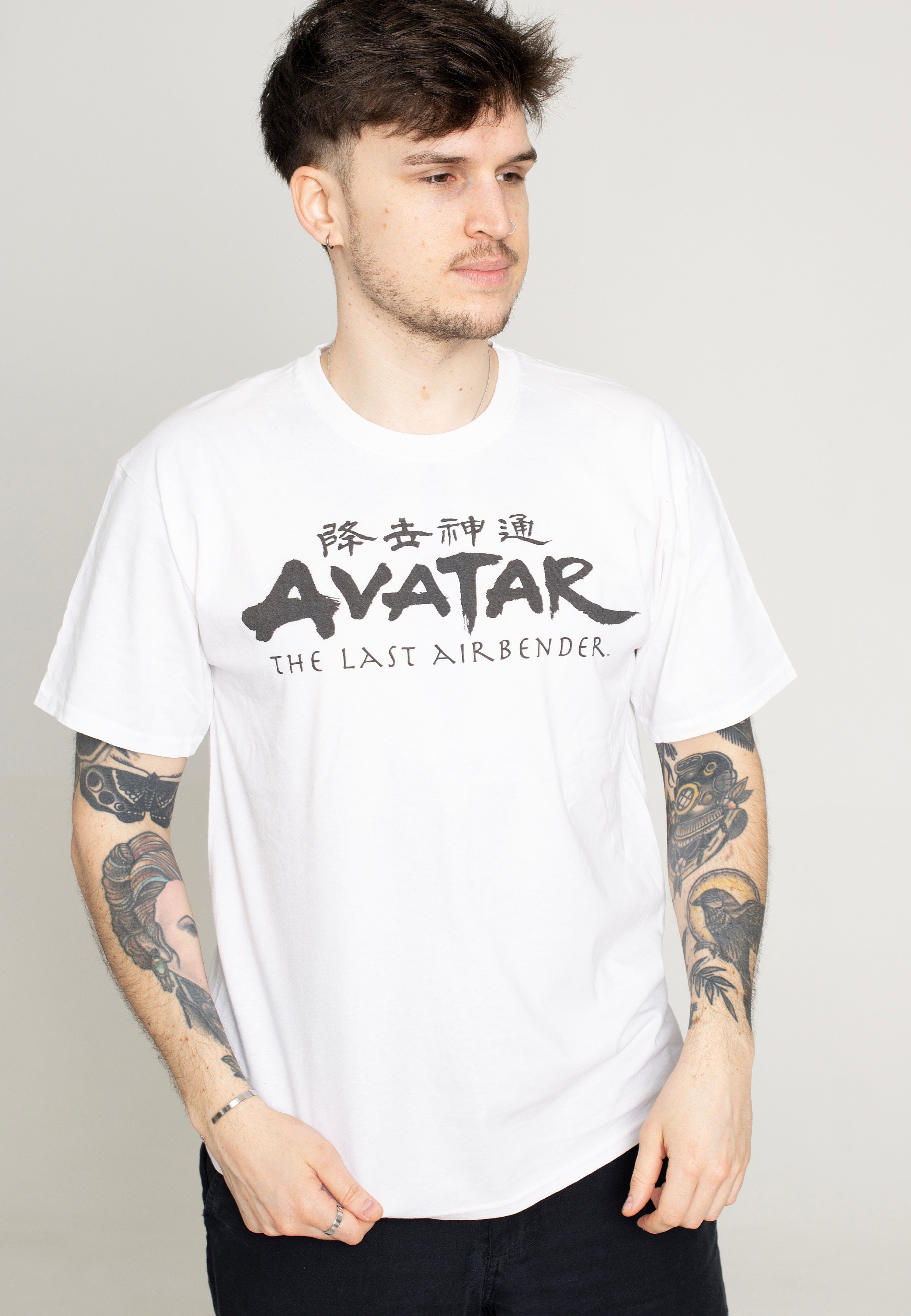 Avatar: The Last Airbender - Logo White - T-Shirt | Men-Image