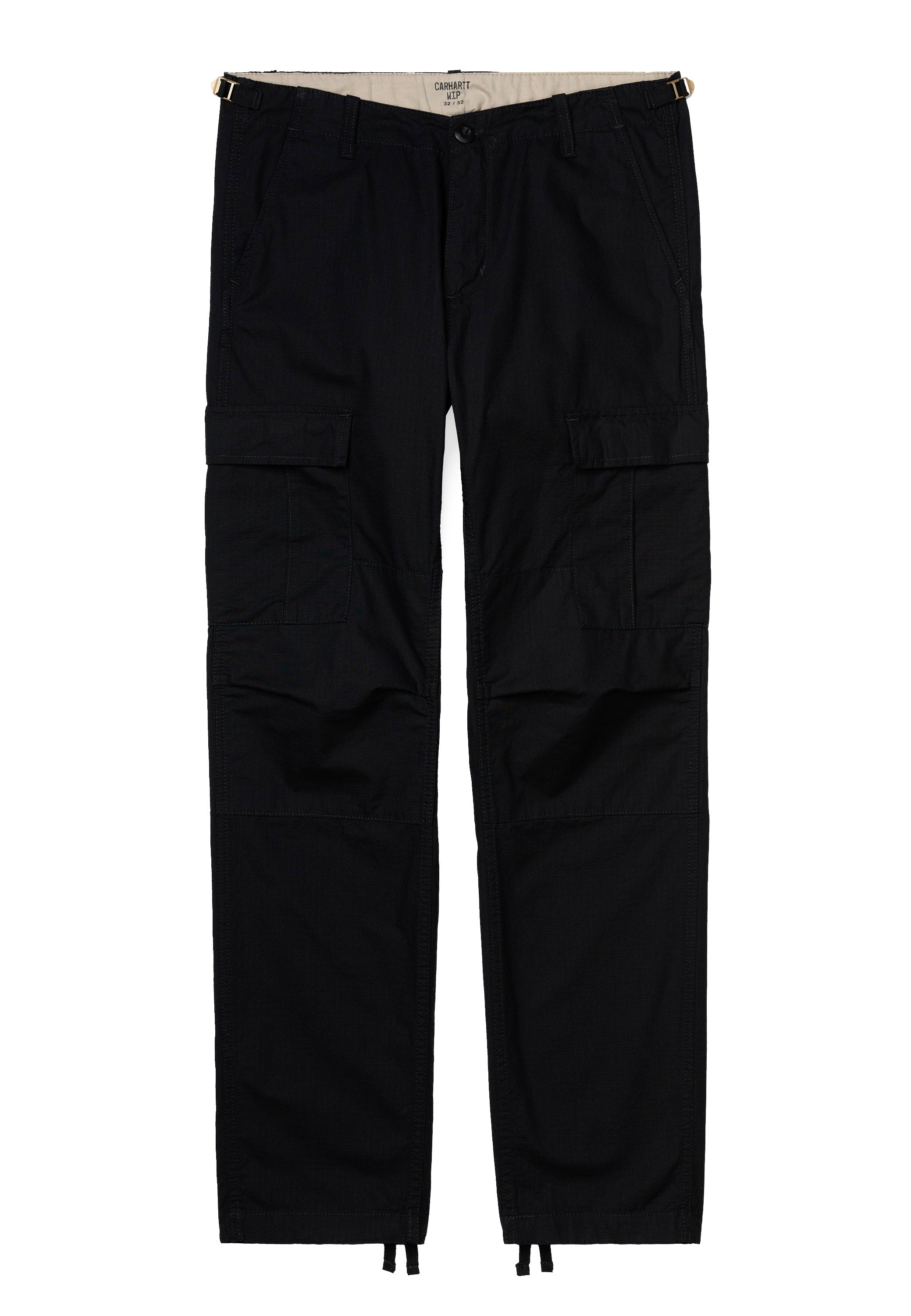 Carhartt WIP - Aviation Rinsed Black - Pants | Men-Image