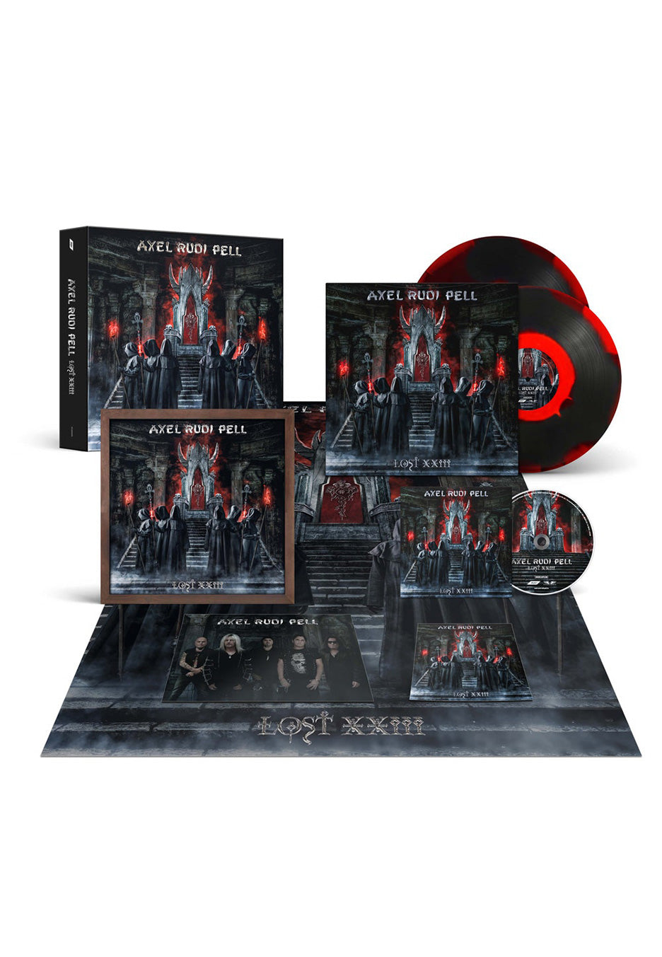 Axel Rudi Pell - Lost Xxiii Red/Black Half - Colored Deluxe Boxset | Neutral-Image