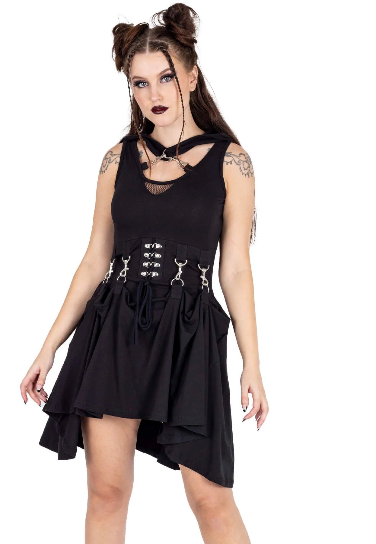 Poizen Industries - Azalea Black - Dress | Women-Image