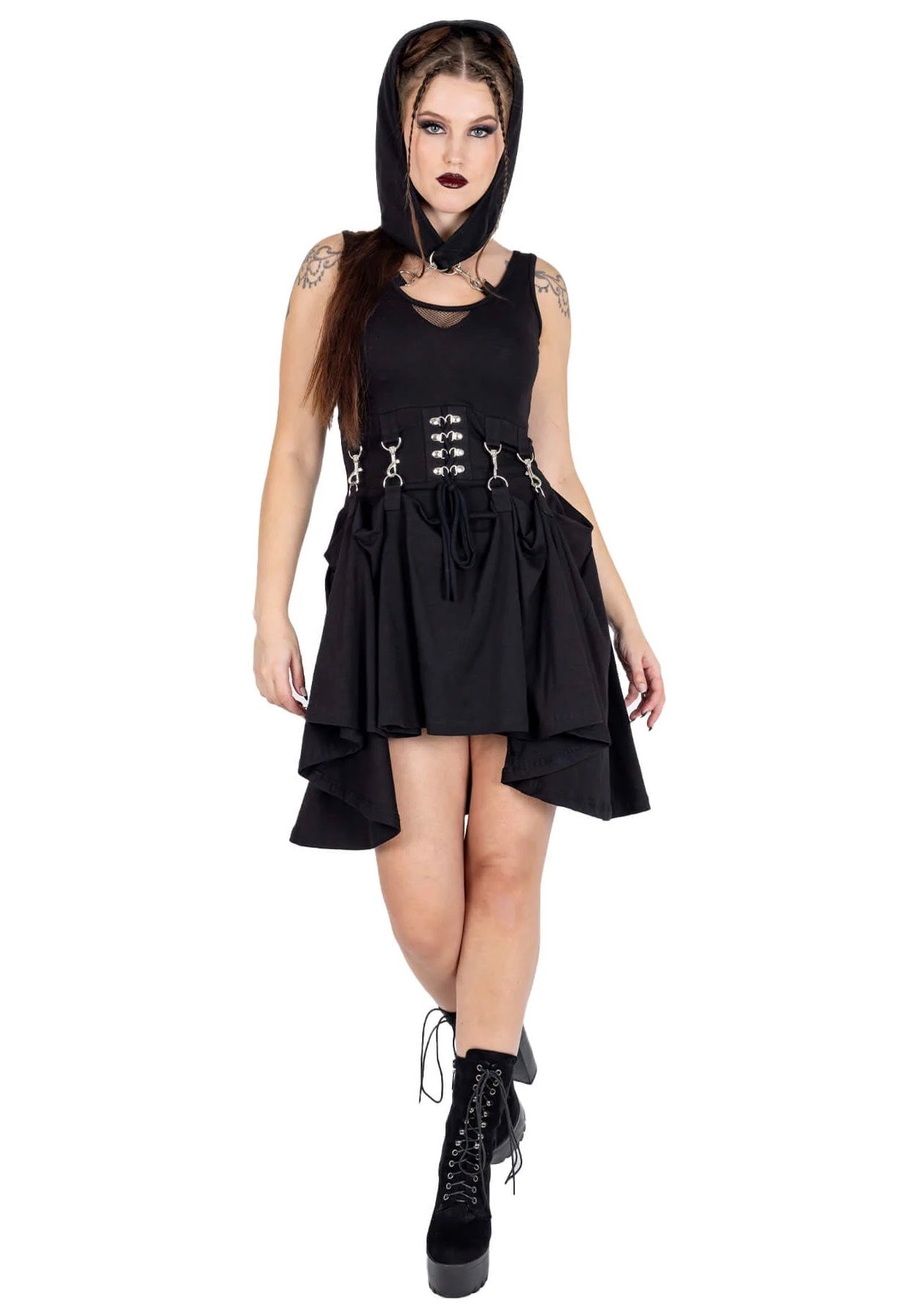 Poizen Industries - Azalea Black - Dress | Women-Image