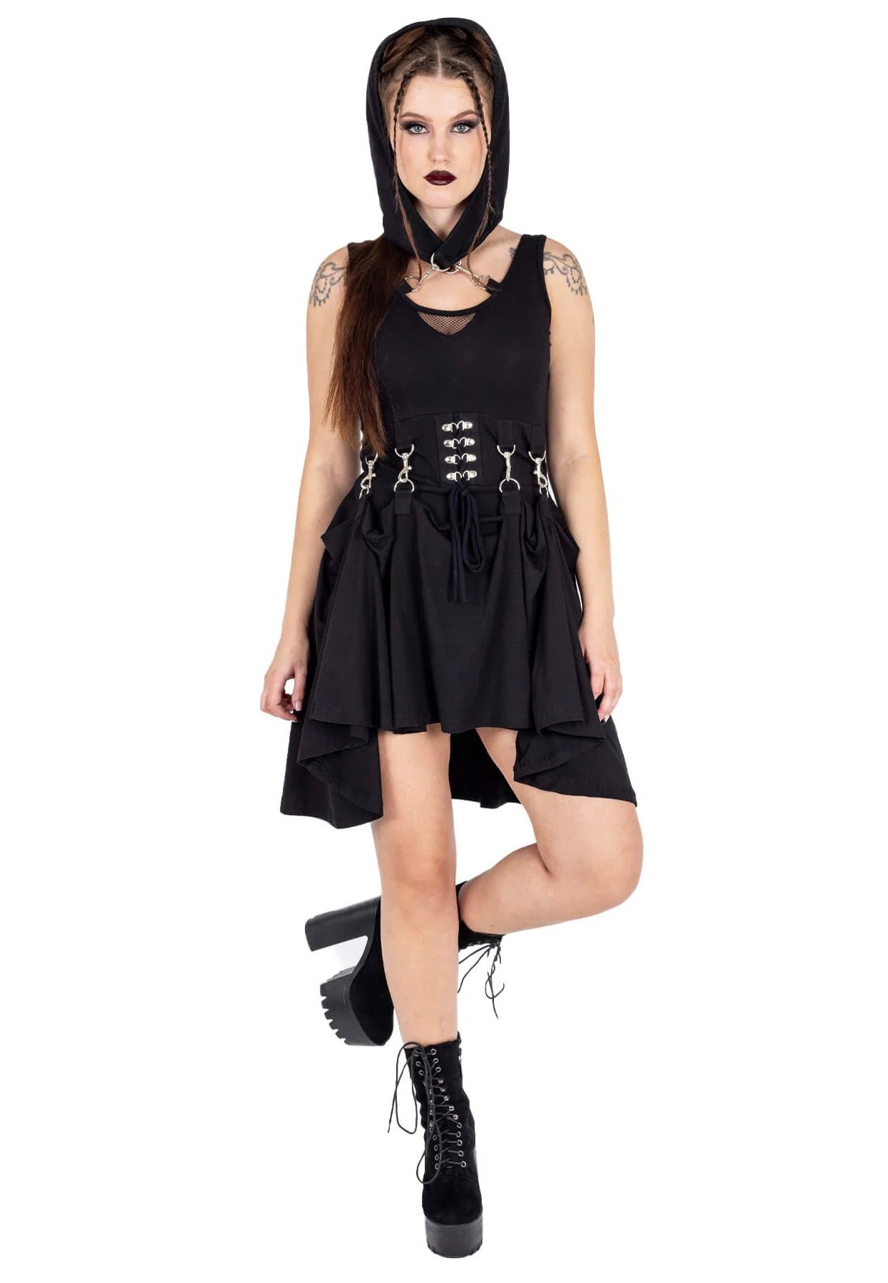 Poizen Industries - Azalea Black - Dress | Women-Image