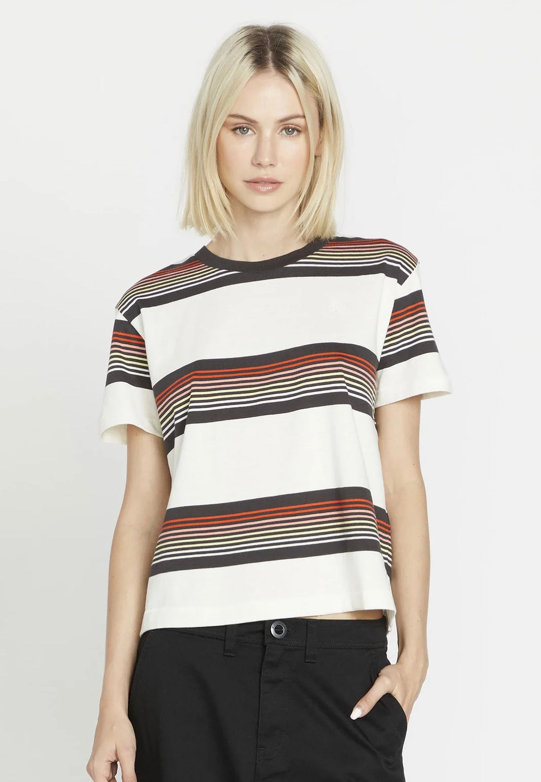 Volcom - Halite Stripe Firecracker - T-Shirt | Women-Image