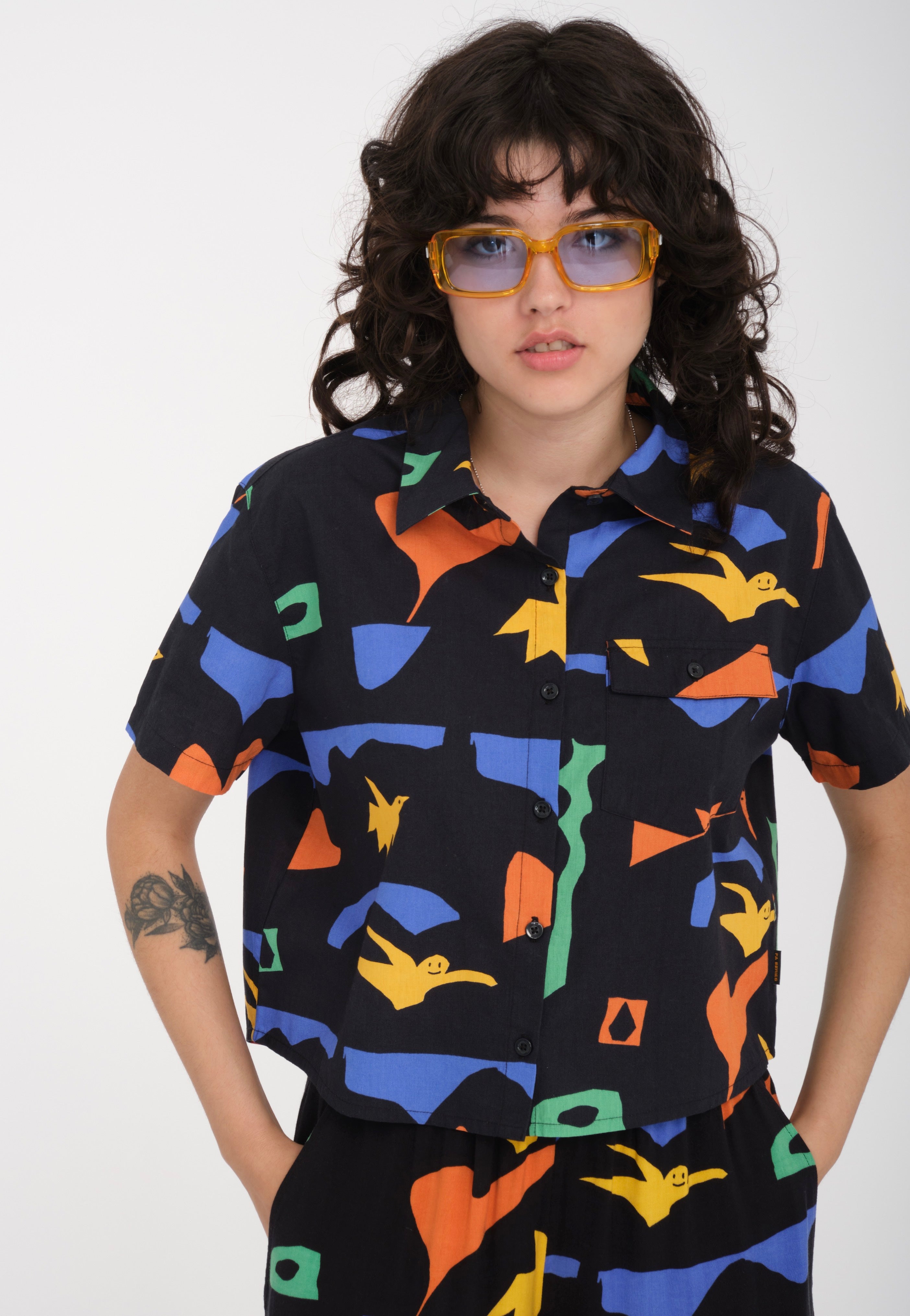 Volcom - Arthur Longo Woven Black - Shirt | Women-Image