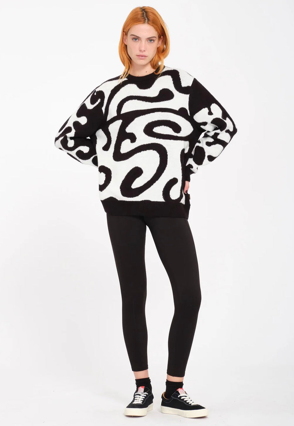 Volcom - Fa Zephyr Black White - Pullover | Women-Image