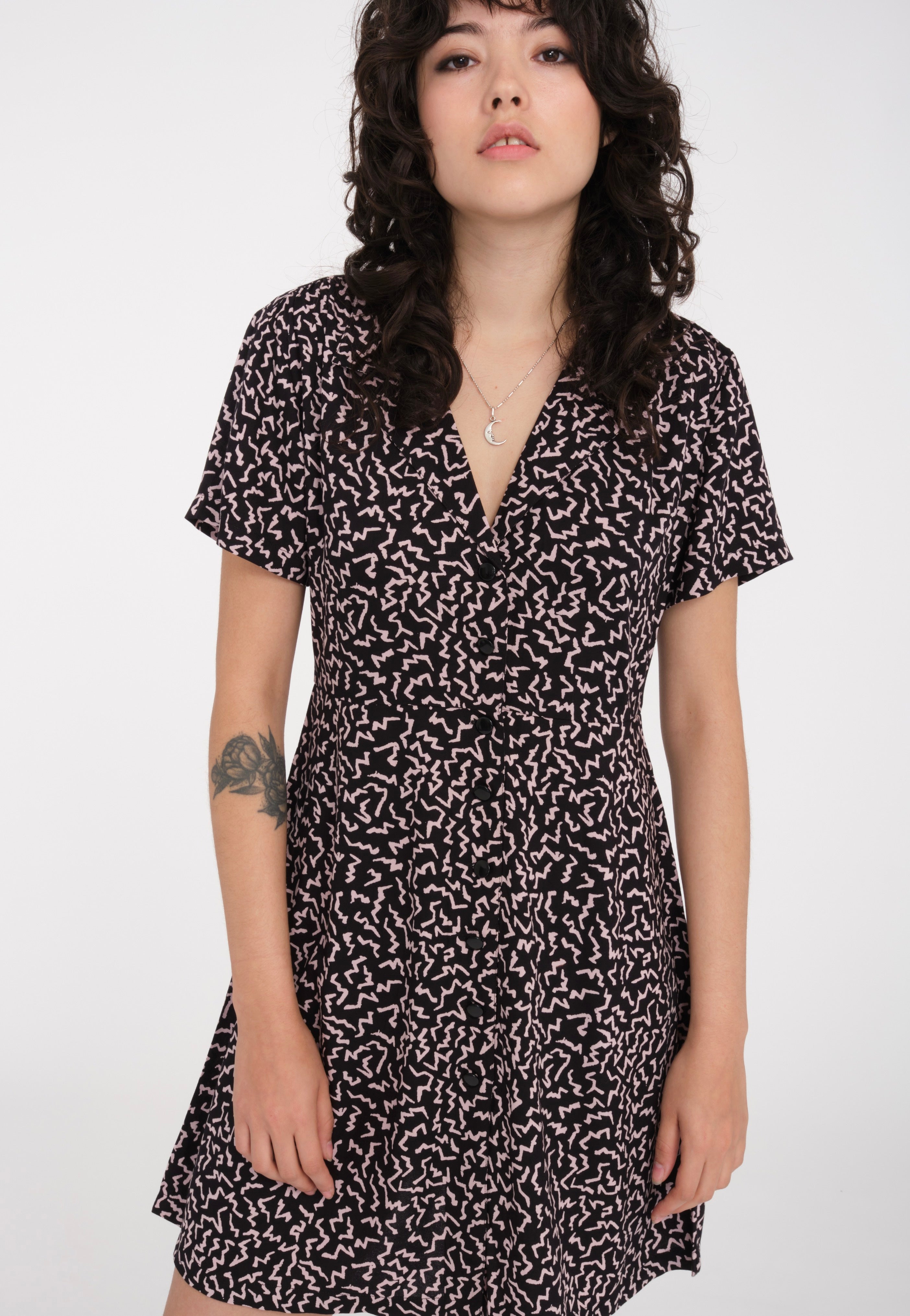 Volcom - Stormy Tropix Black - Dress | Women-Image