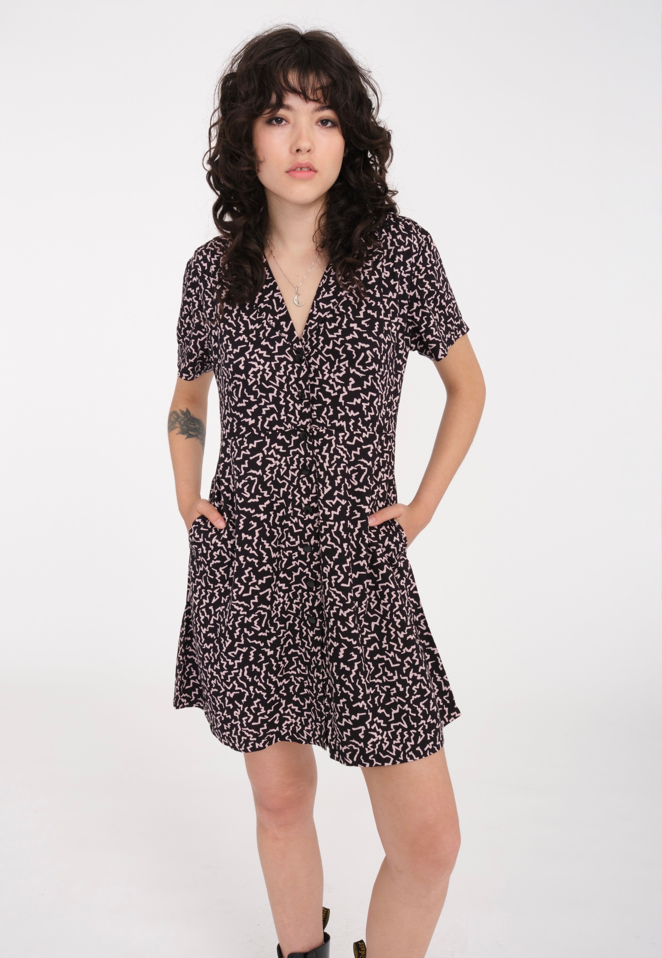 Volcom - Stormy Tropix Black - Dress | Women-Image