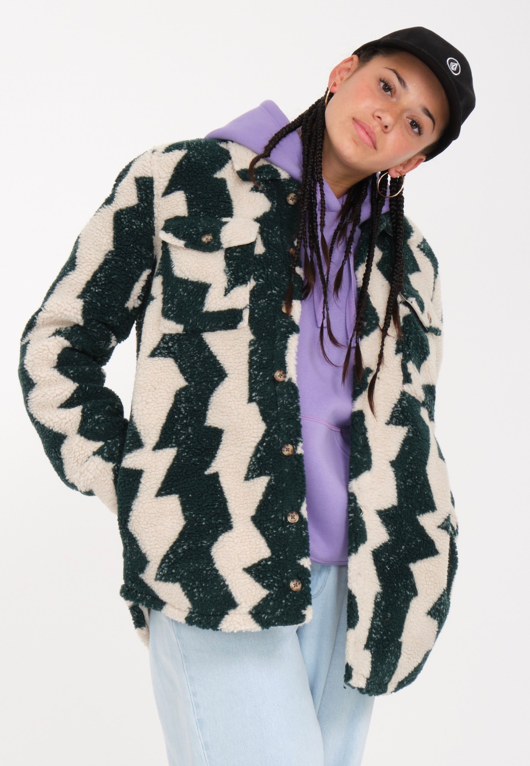 Volcom - Silent Sherpa Ponderosa Pine - Jacket | Women-Image