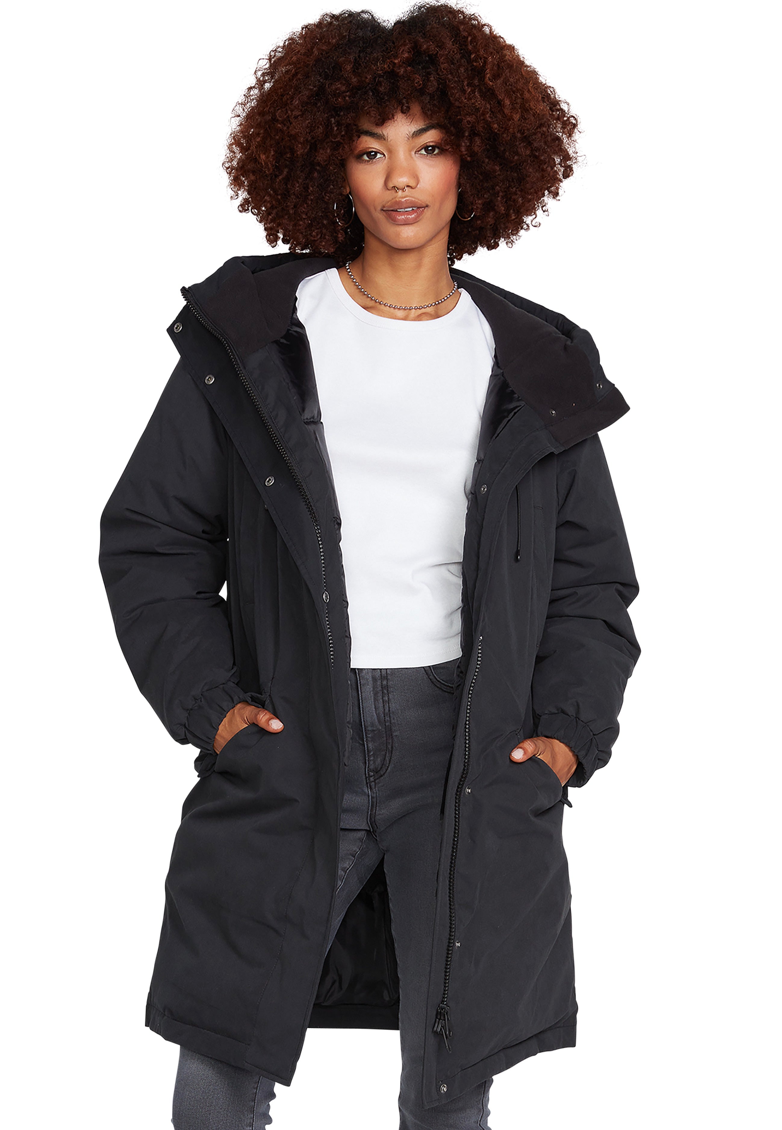 Volcom - Sleepi Puff Black - Parka | Women-Image