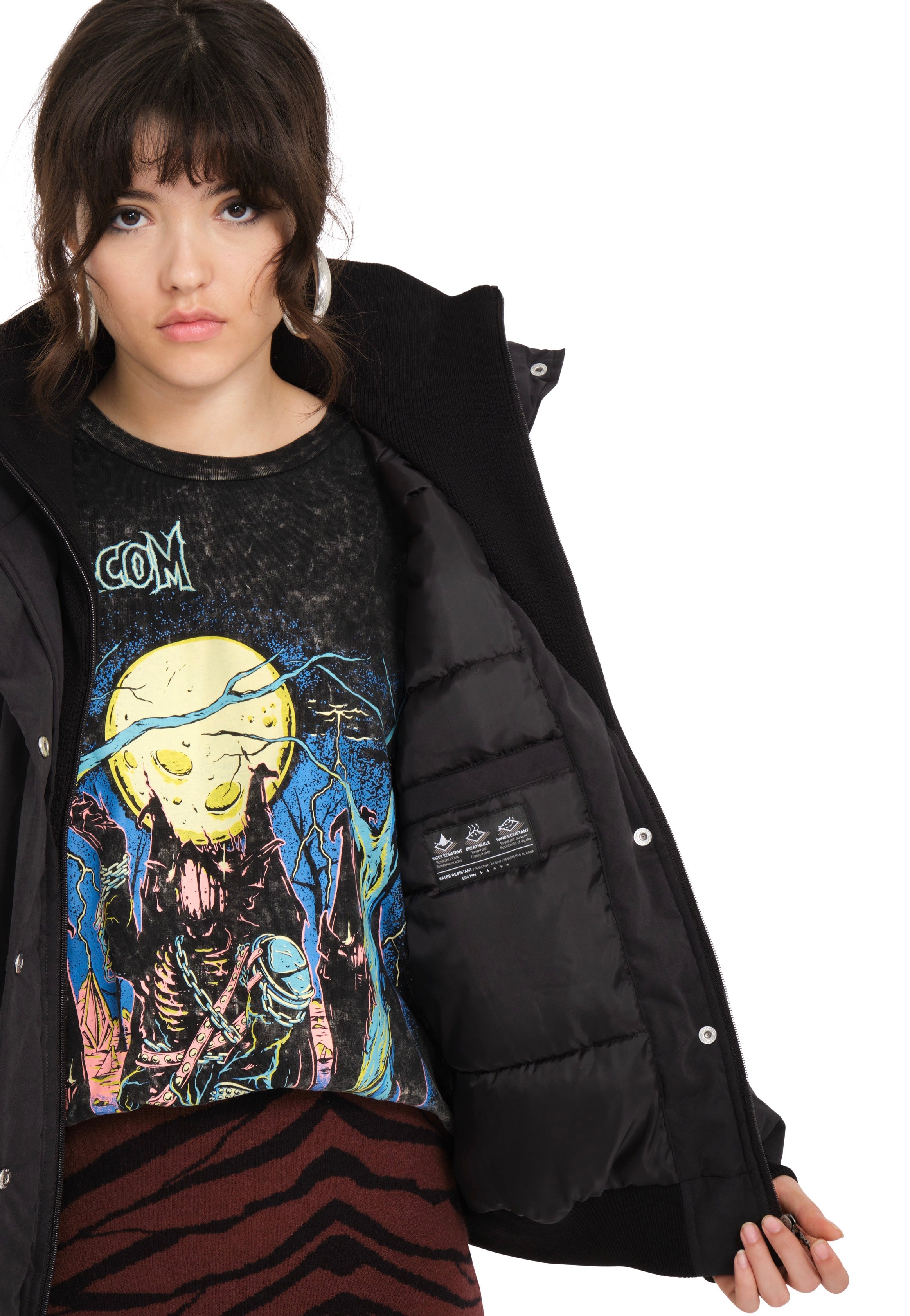 Volcom - Sleepi Puff Blouson Black - Jacket | Women-Image