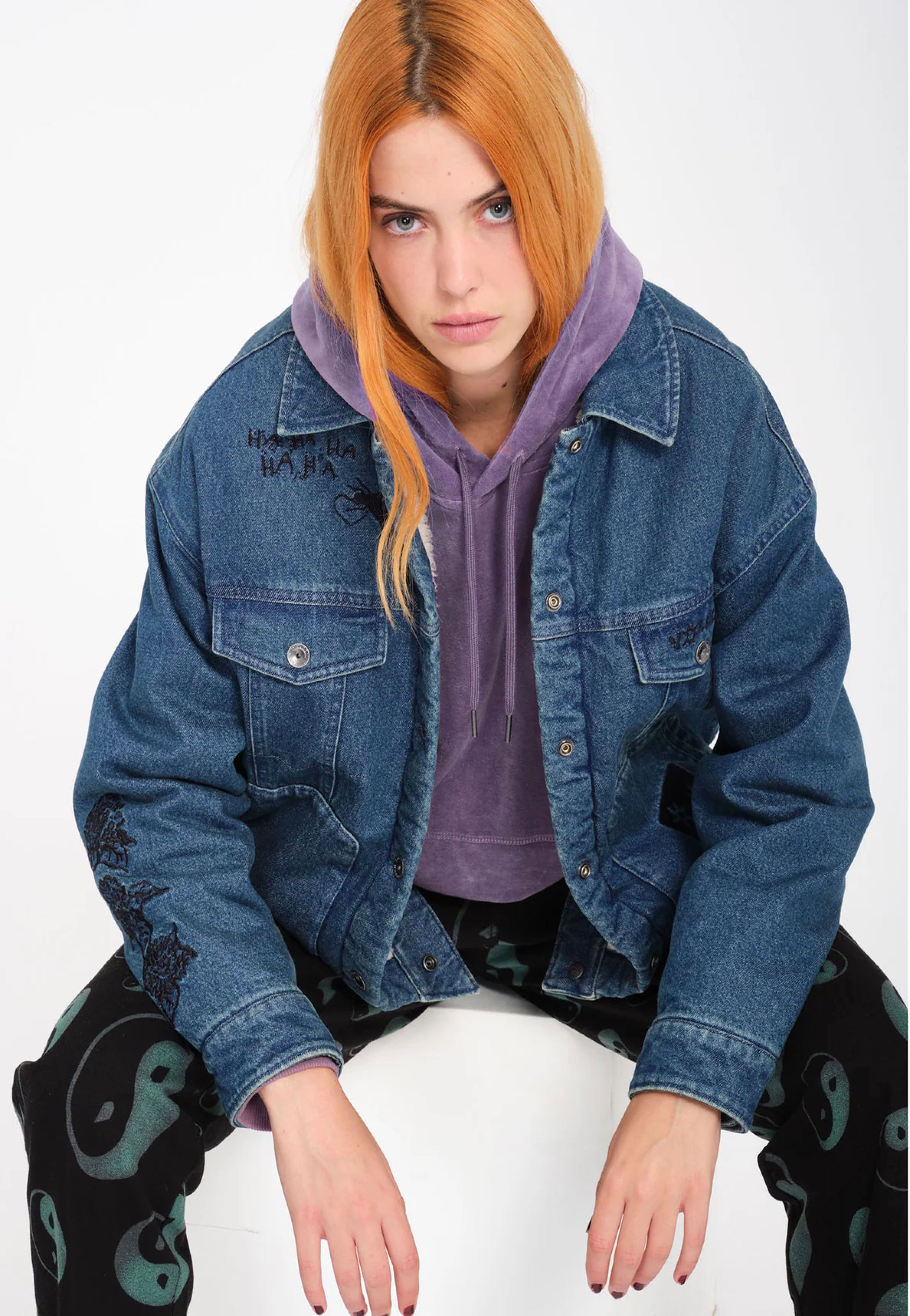 Volcom - Fa Keutchi Vmi/Vintage Marbled Indigo - Jacket | Women-Image