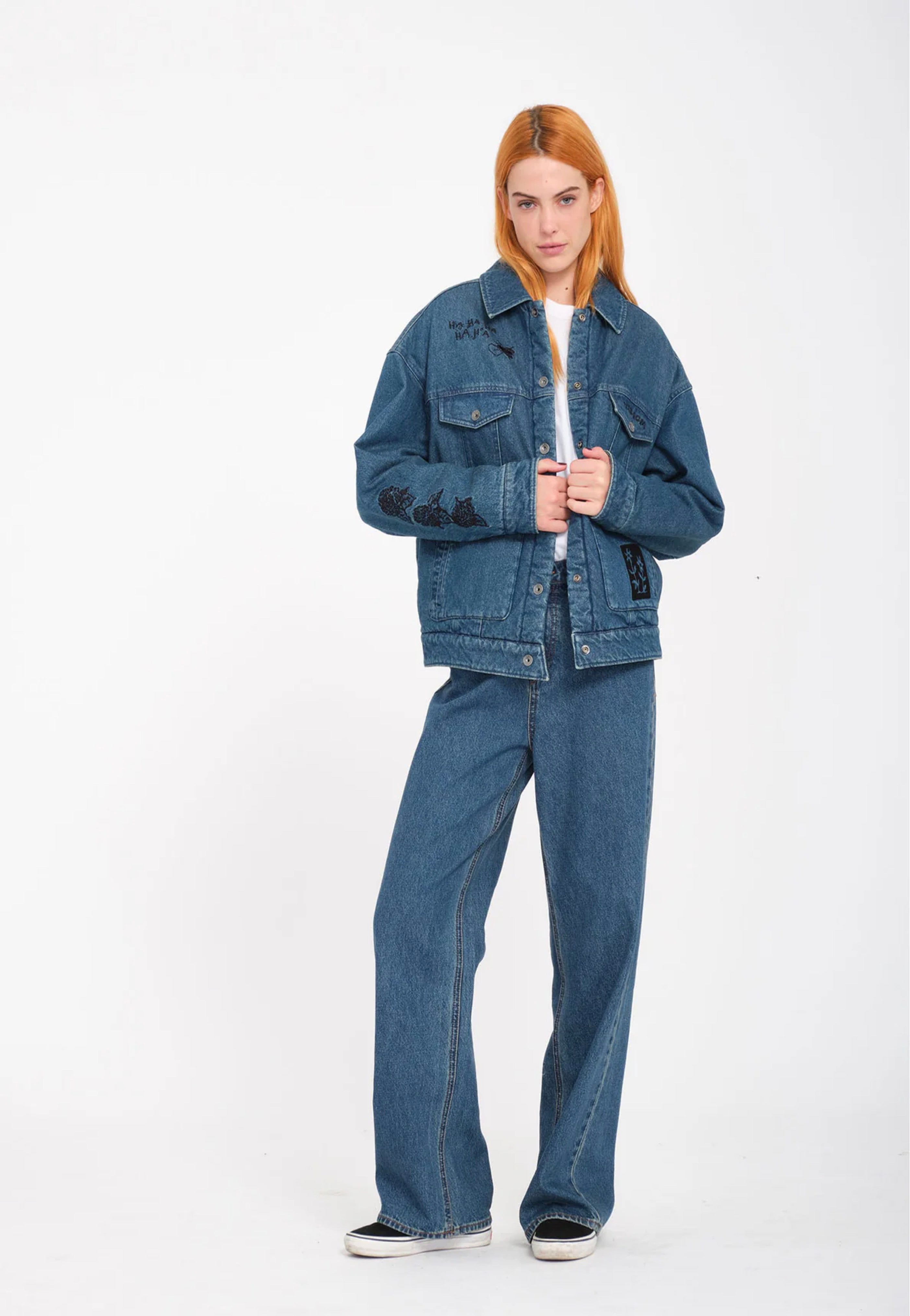 Volcom - Fa Keutchi Vmi/Vintage Marbled Indigo - Jacket | Women-Image