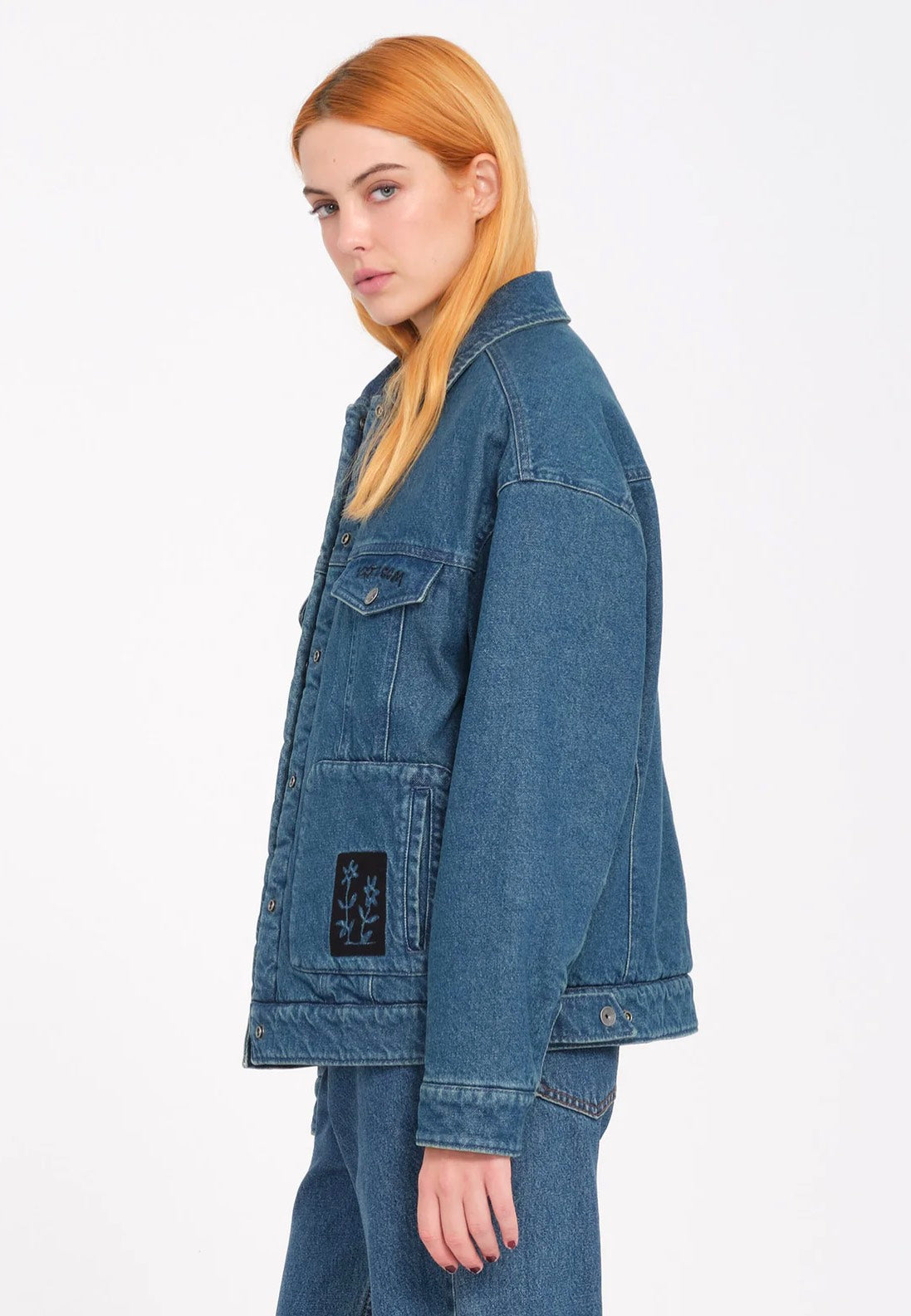 Volcom - Fa Keutchi Vmi/Vintage Marbled Indigo - Jacket | Women-Image