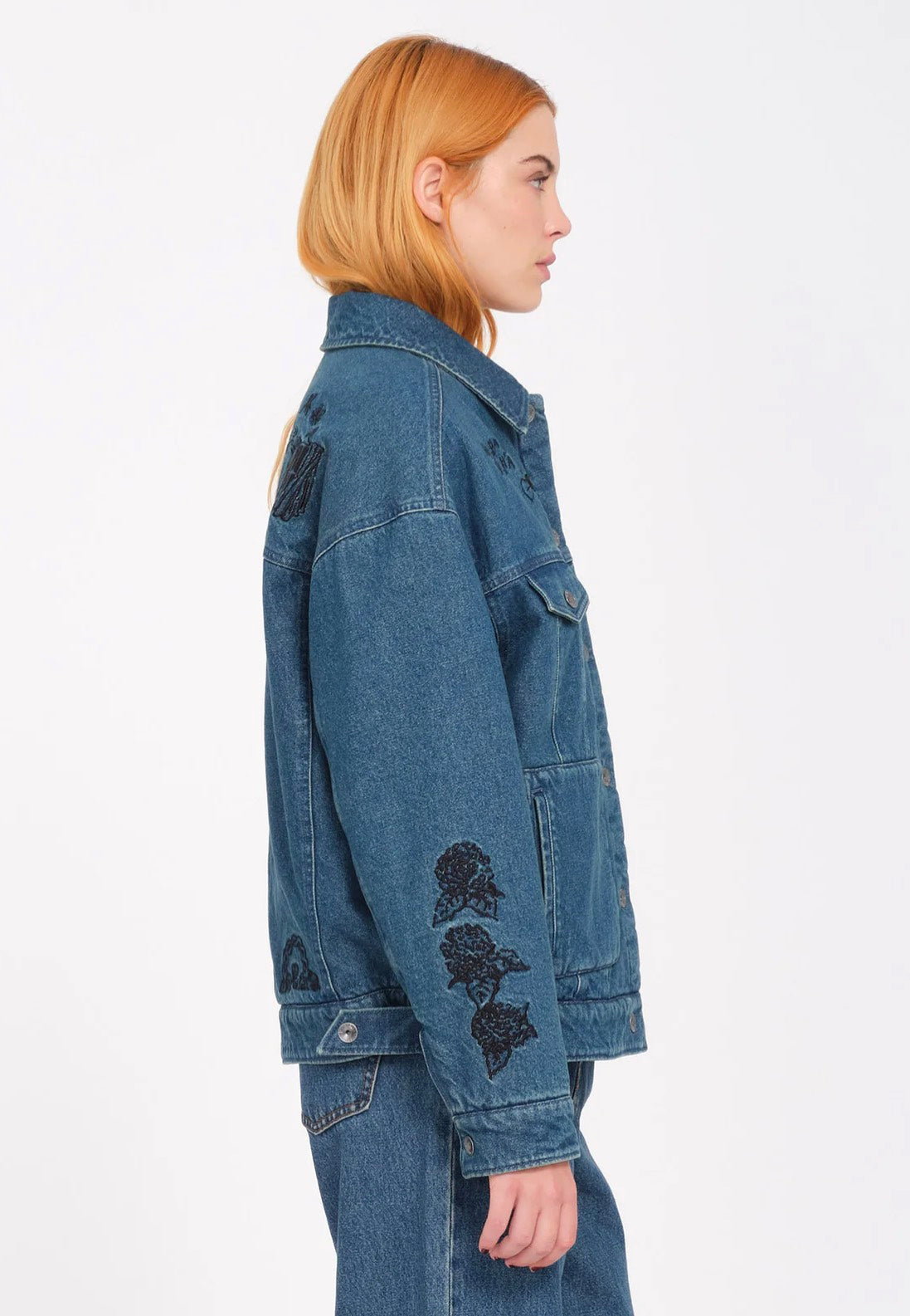 Volcom - Fa Keutchi Vmi/Vintage Marbled Indigo - Jacket | Women-Image