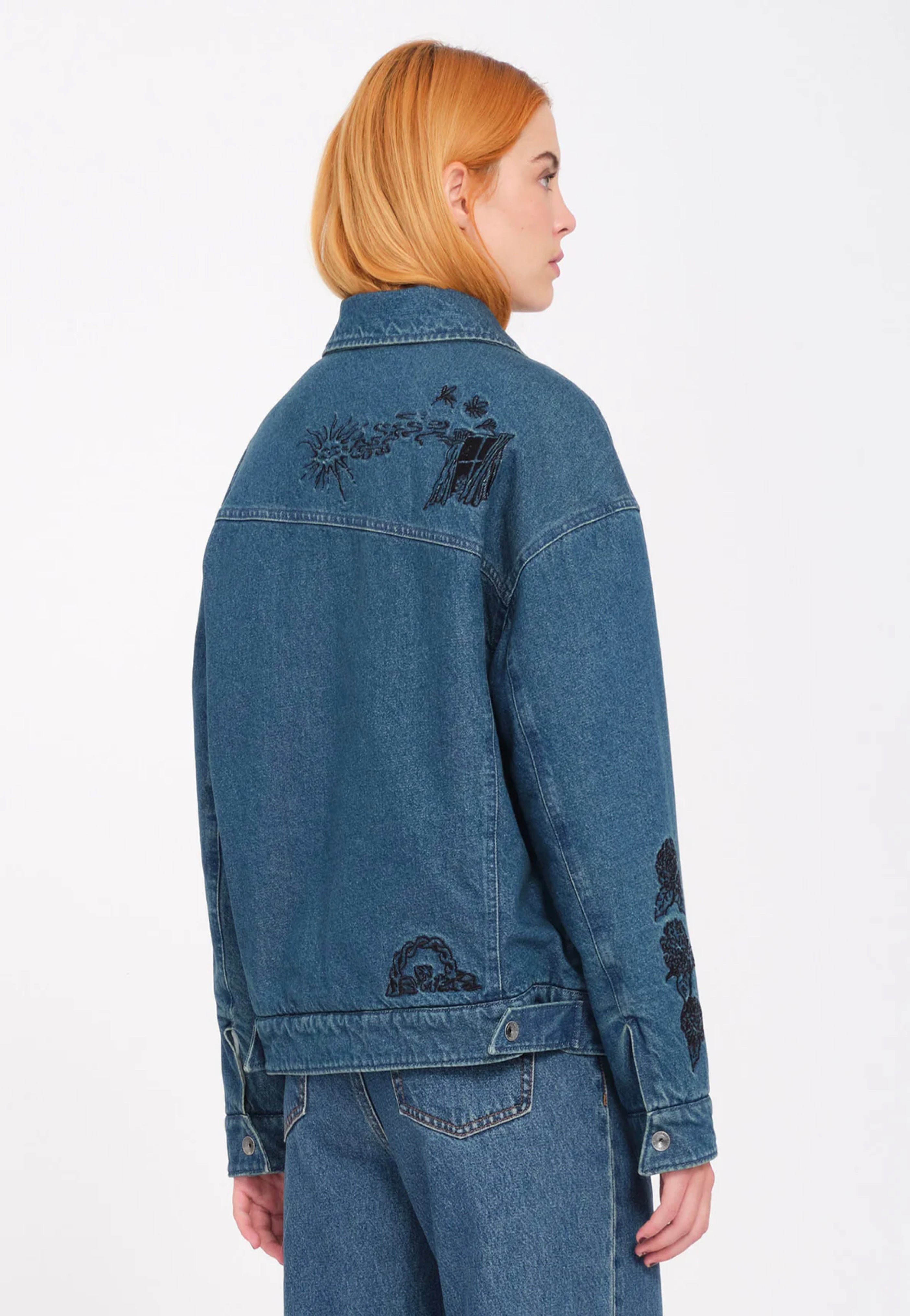 Volcom - Fa Keutchi Vmi/Vintage Marbled Indigo - Jacket | Women-Image