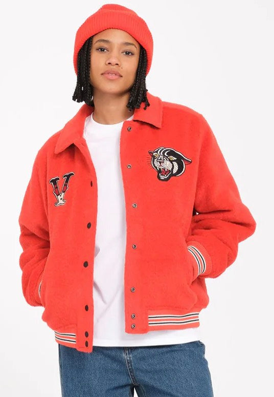 Volcom - Sickstone Bright Red - College Jacket | Women-Image