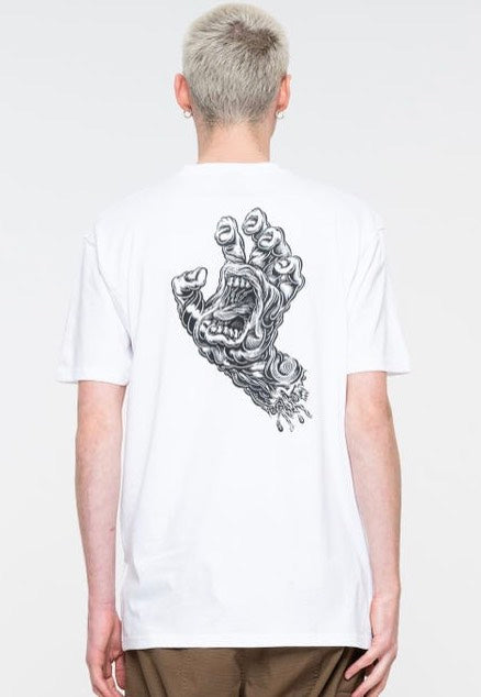 Santa Cruz - Alive Hand White - T-Shirt | Men-Image