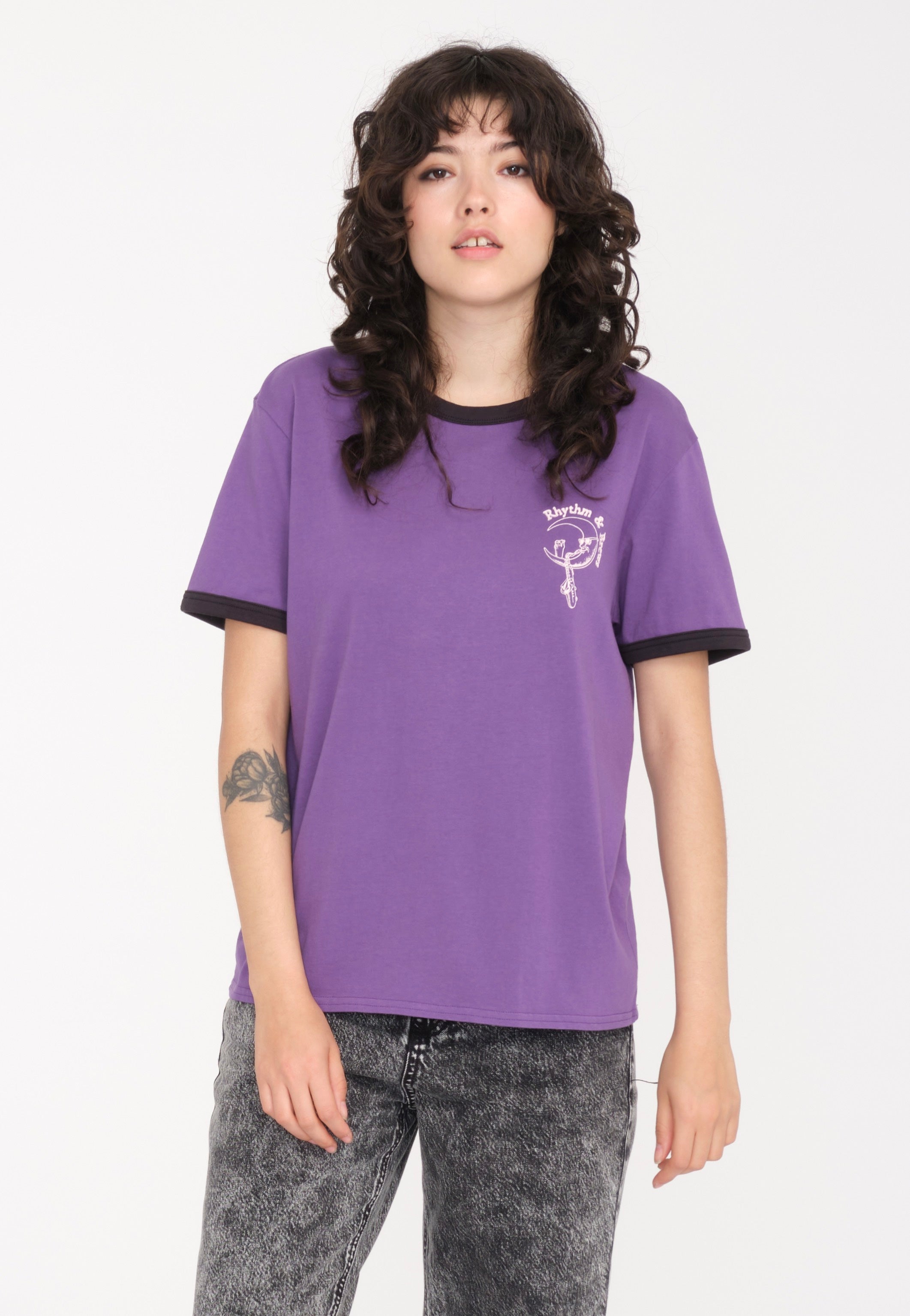 Volcom - Truly Ringer Deep Purple - T-Shirt | Women-Image