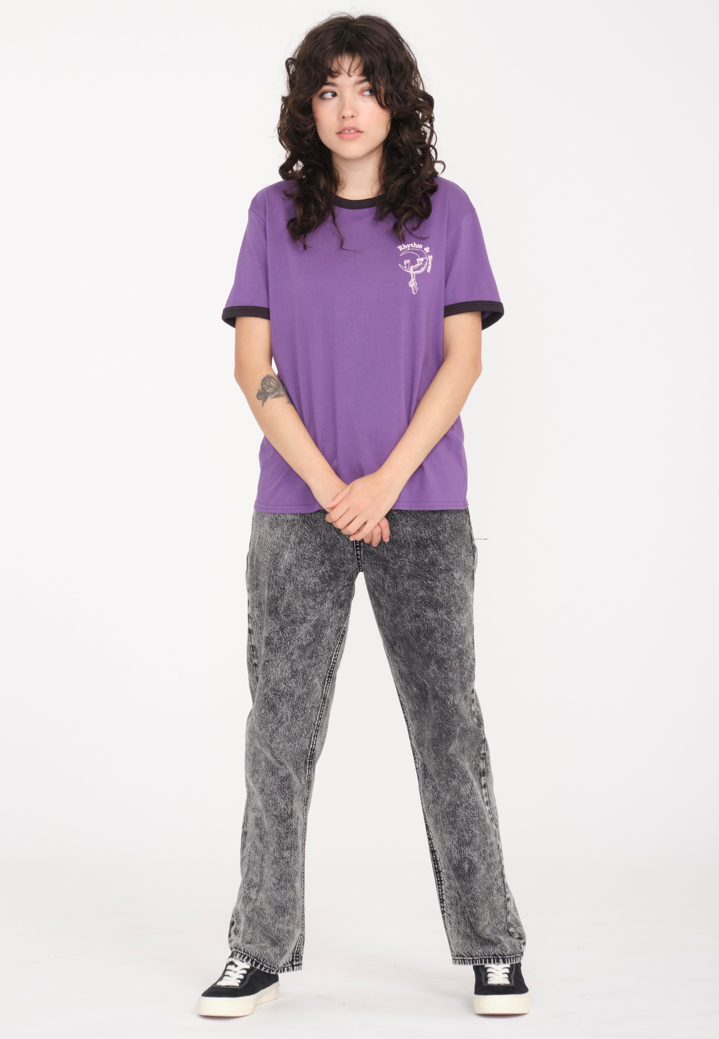 Volcom - Truly Ringer Deep Purple - T-Shirt | Women-Image