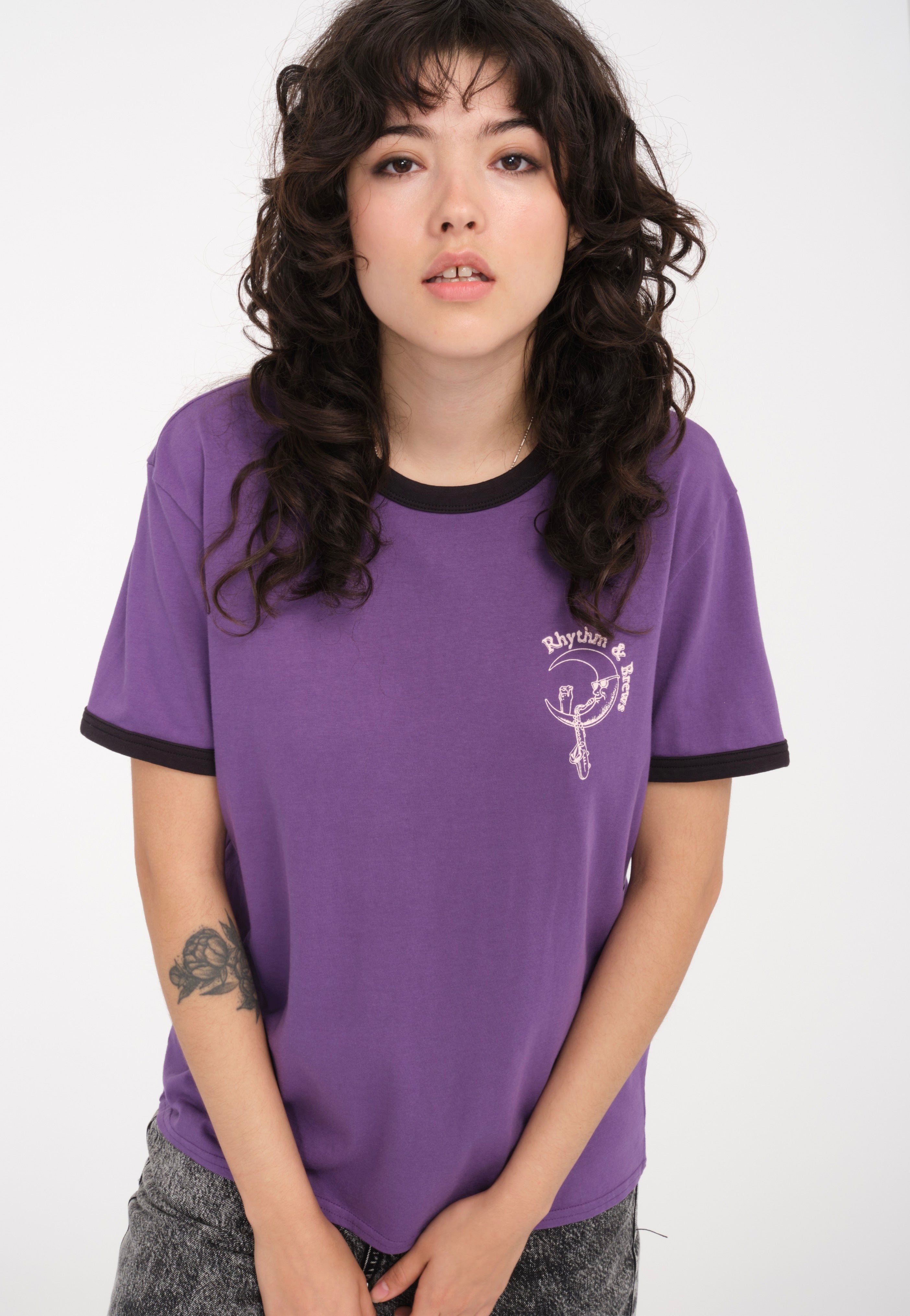 Volcom - Truly Ringer Deep Purple - T-Shirt | Women-Image