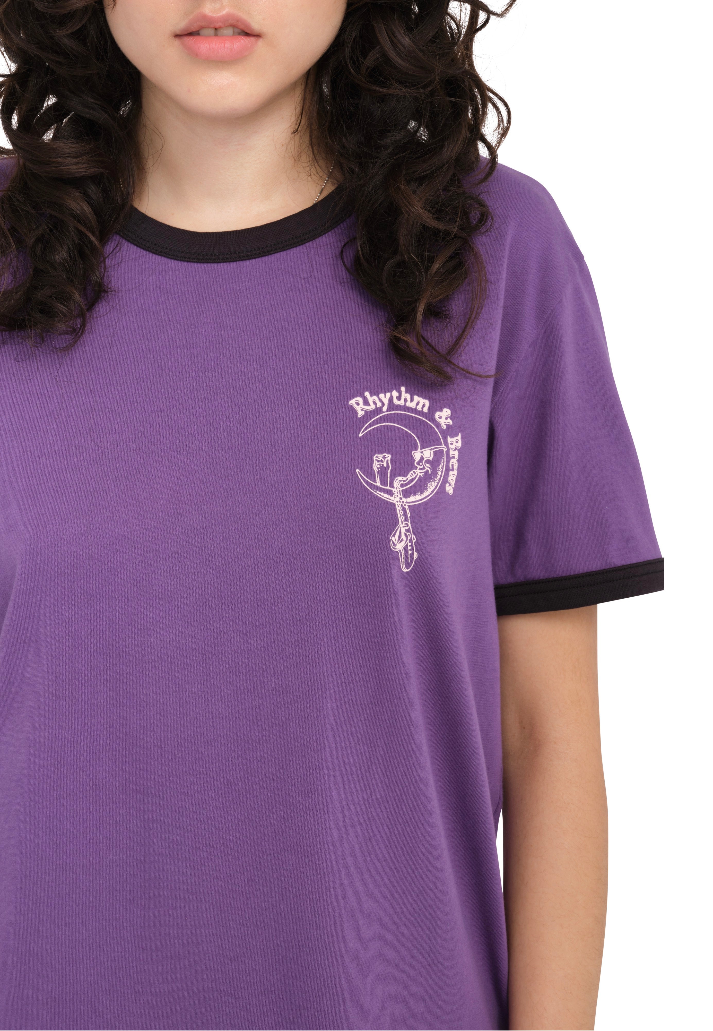 Volcom - Truly Ringer Deep Purple - T-Shirt | Women-Image