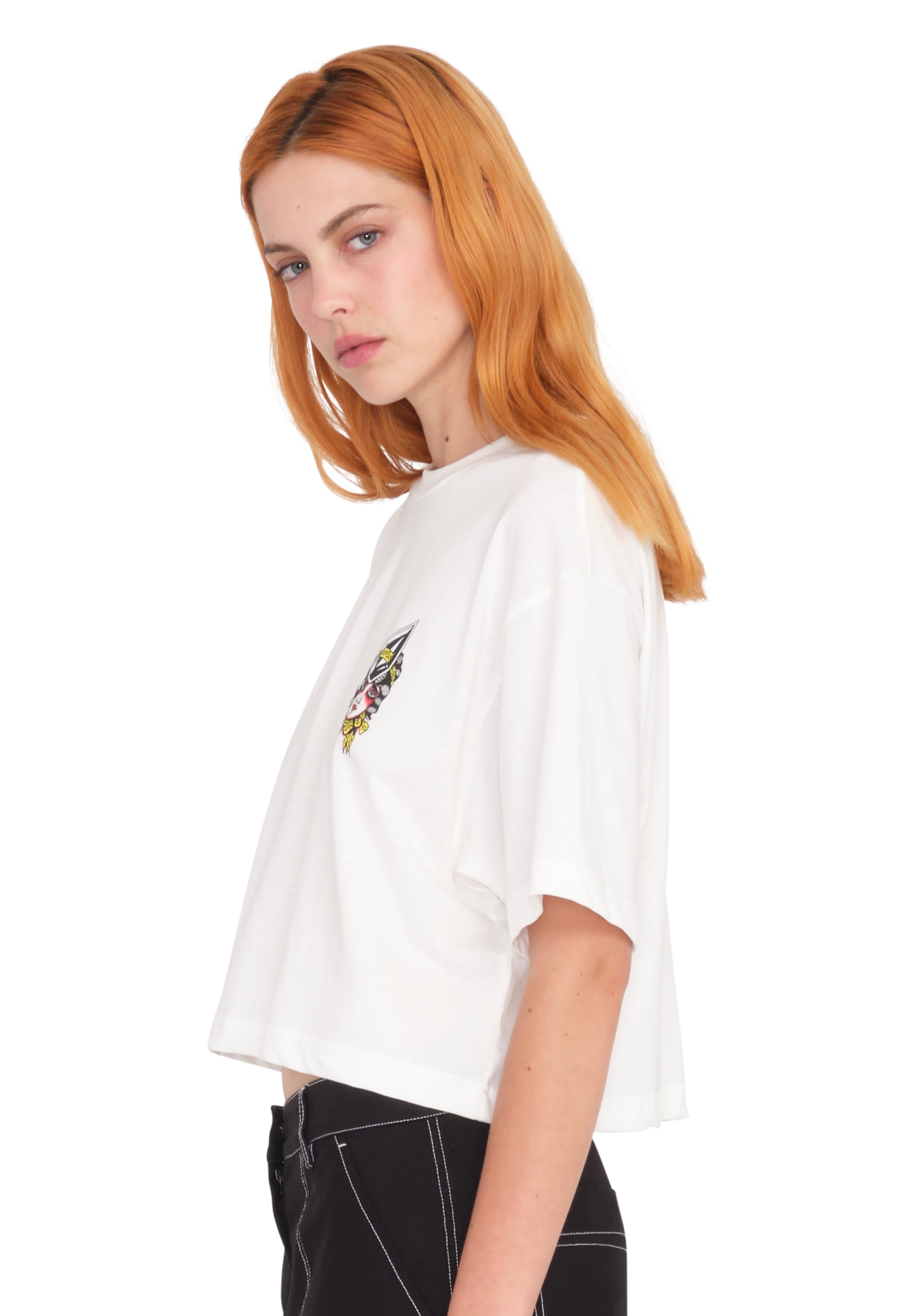 Volcom - Drumstone Star White - T-Shirt | Women-Image