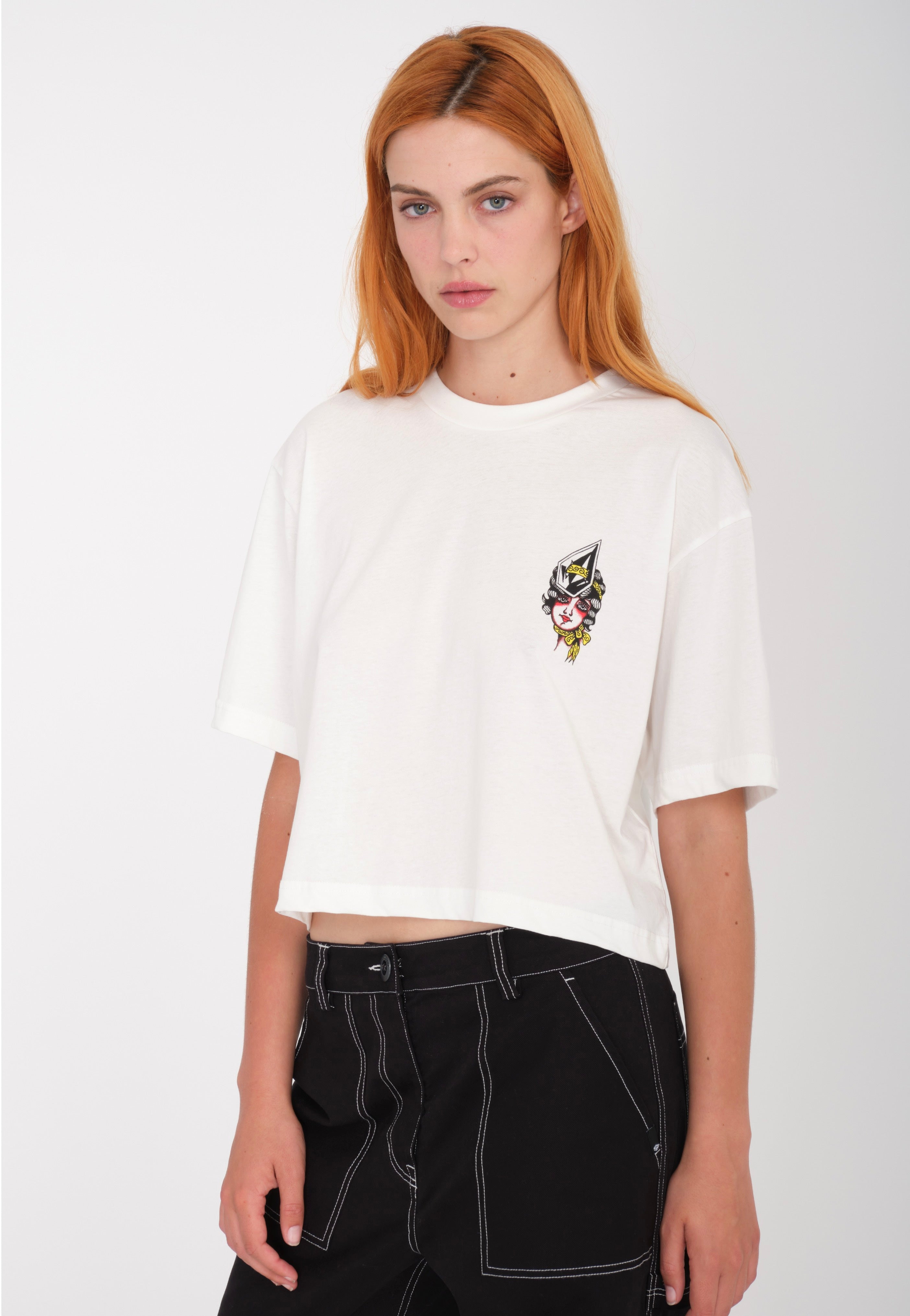 Volcom - Drumstone Star White - T-Shirt | Women-Image