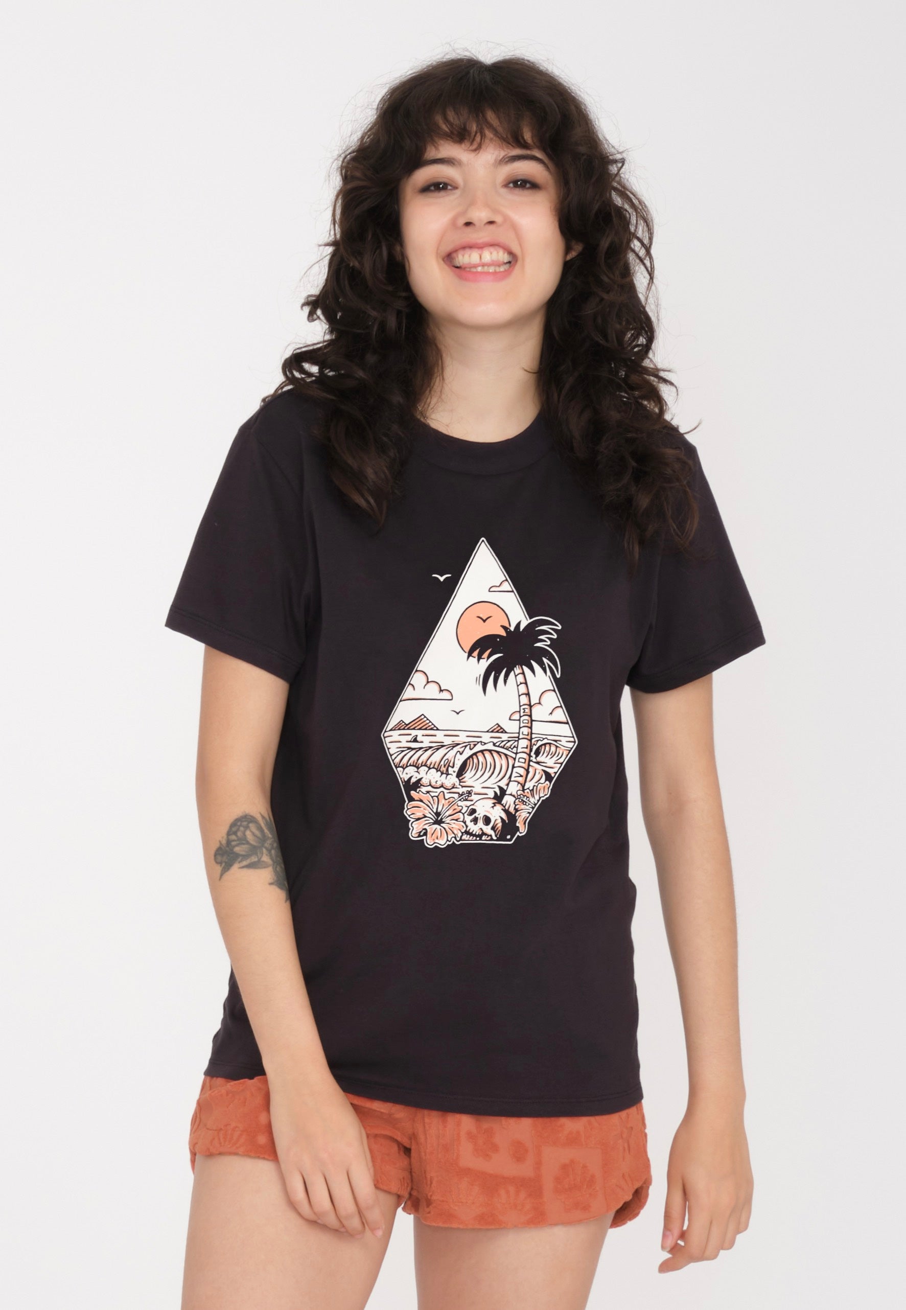 Volcom - Radical Daze Black - T-Shirt | Women-Image