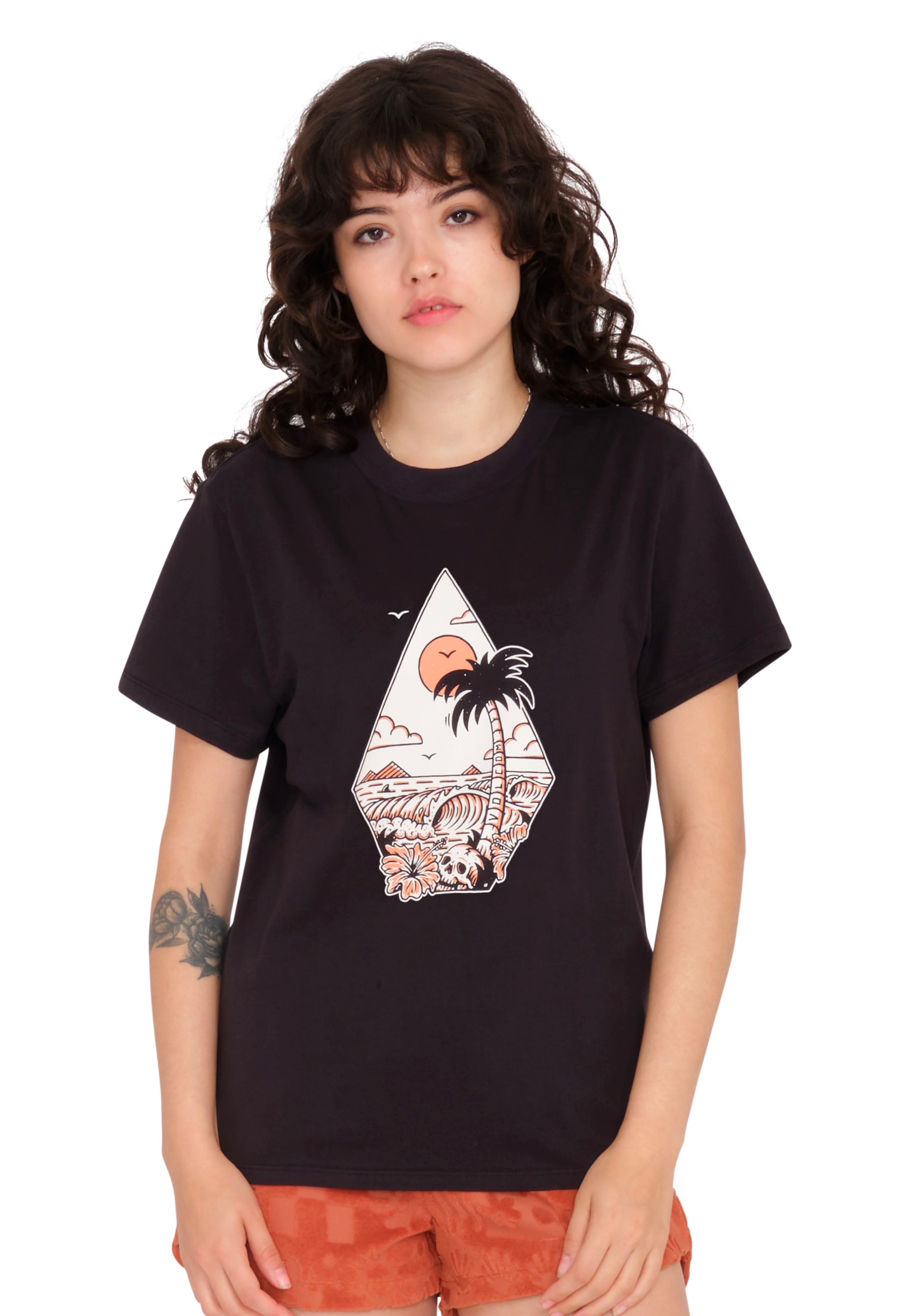 Volcom - Radical Daze Black - T-Shirt | Women-Image