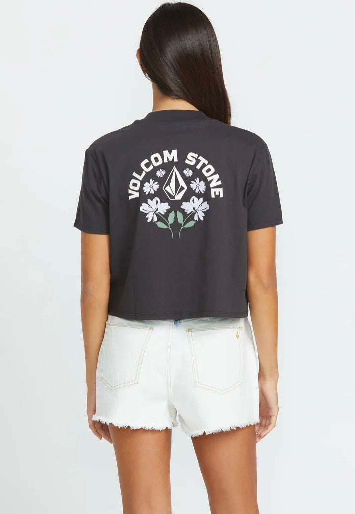 Volcom - Pocket Dial Vintage Black - T-Shirt | Women-Image