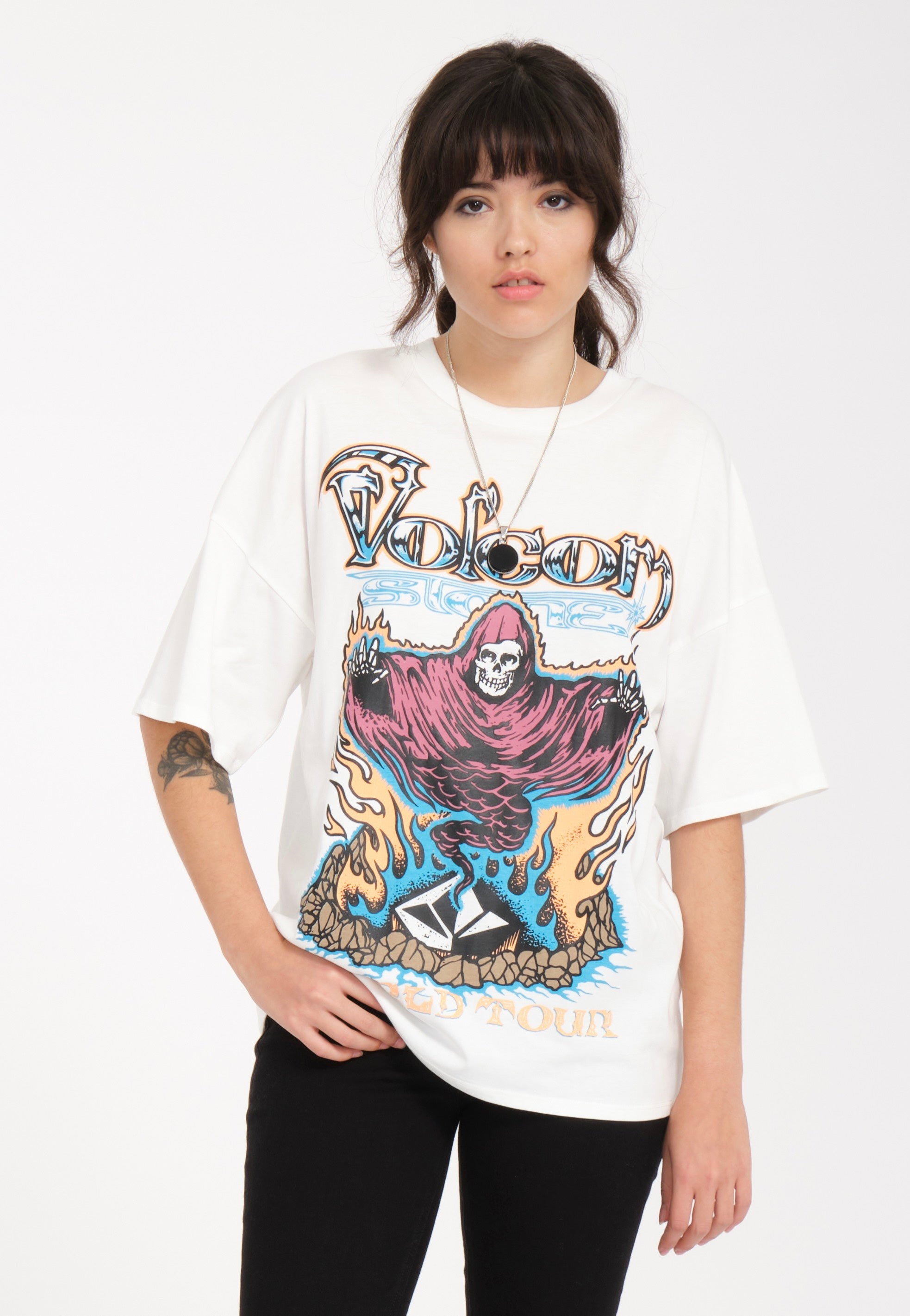 Volcom - Voltrip Star White - T-Shirt | Women-Image