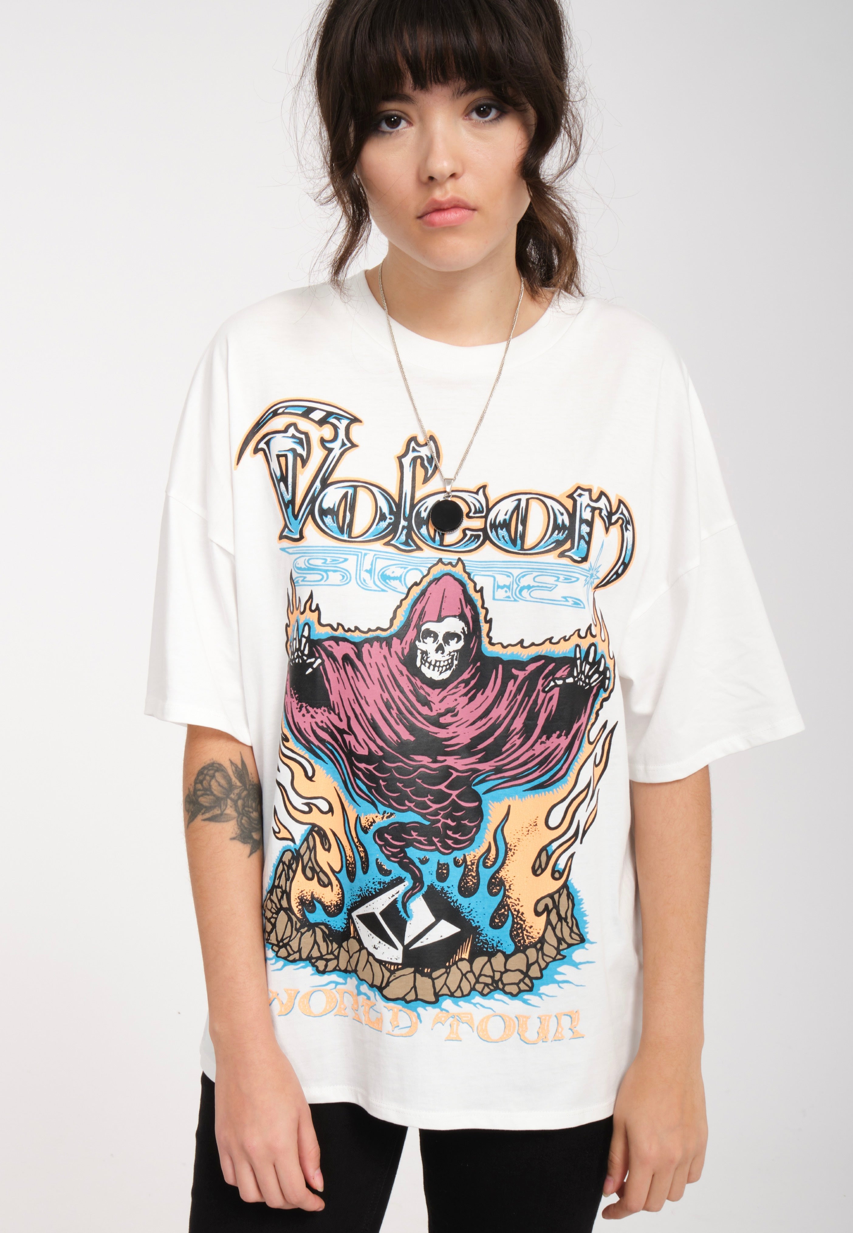 Volcom - Voltrip Star White - T-Shirt | Women-Image