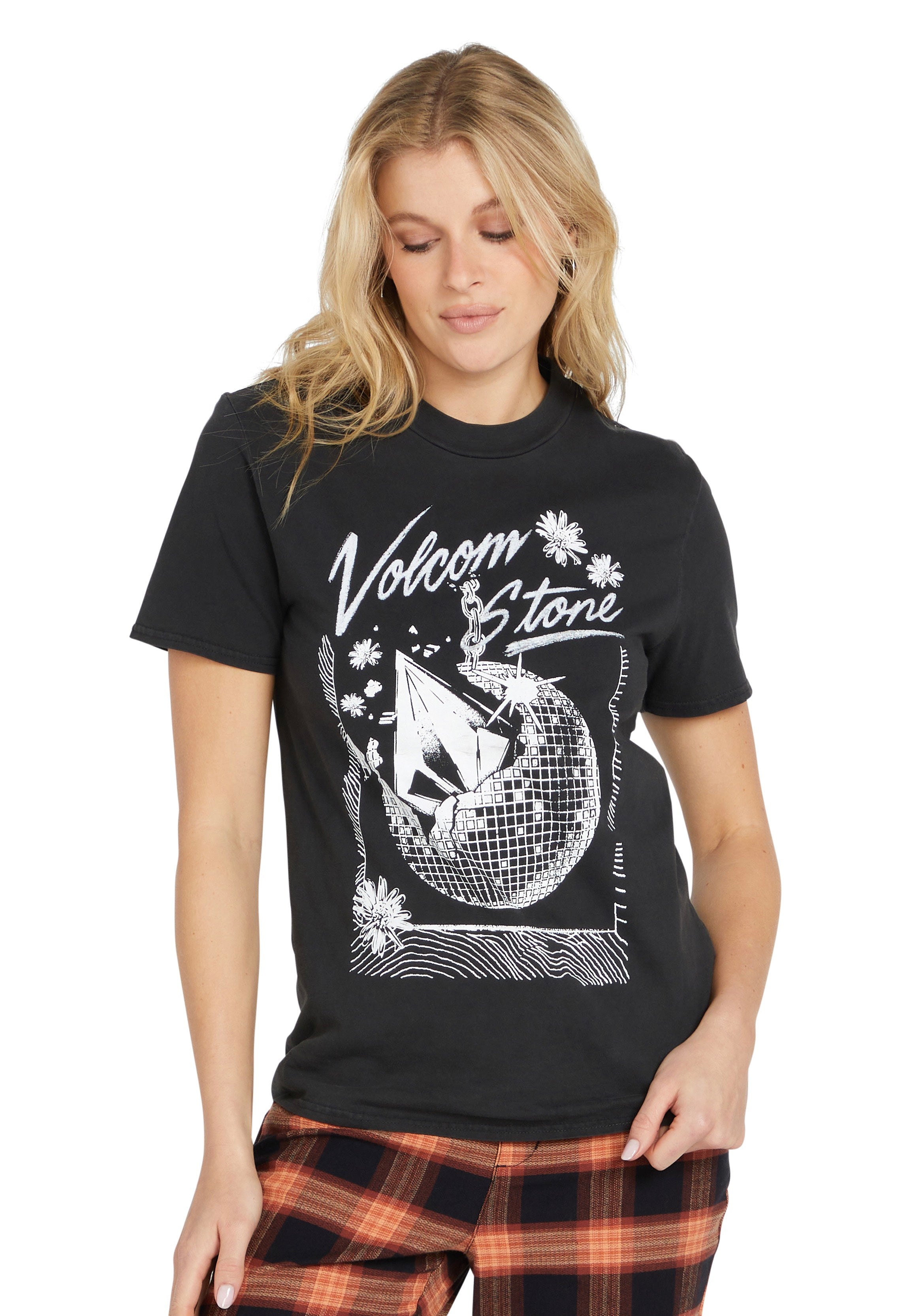 Volcom - Lock It Up Vintage Black - T-Shirt | Women-Image