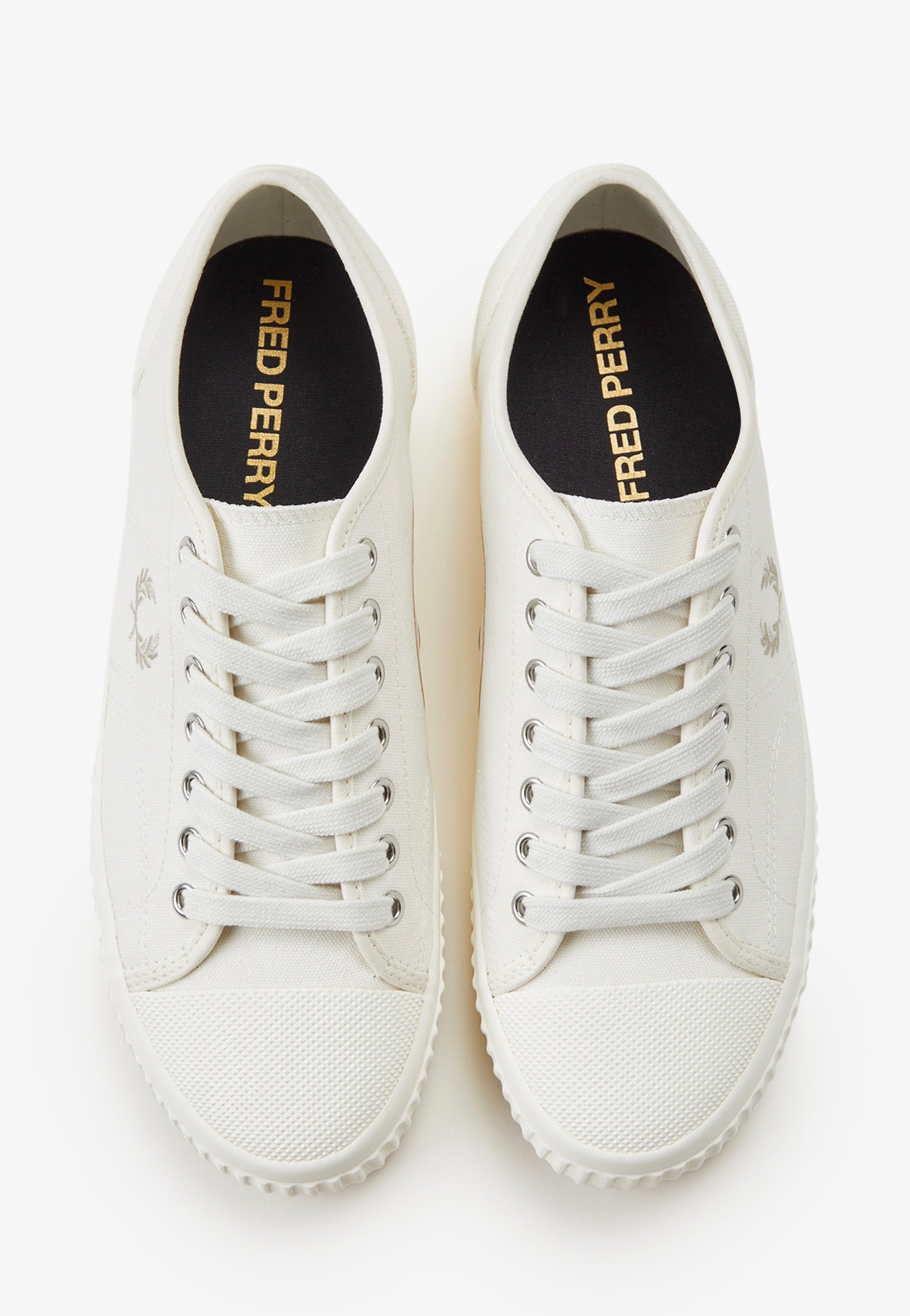 Fred Perry - Hughes Low Canvas Light Ecru/Oatmeal - Shoes | Men-Image