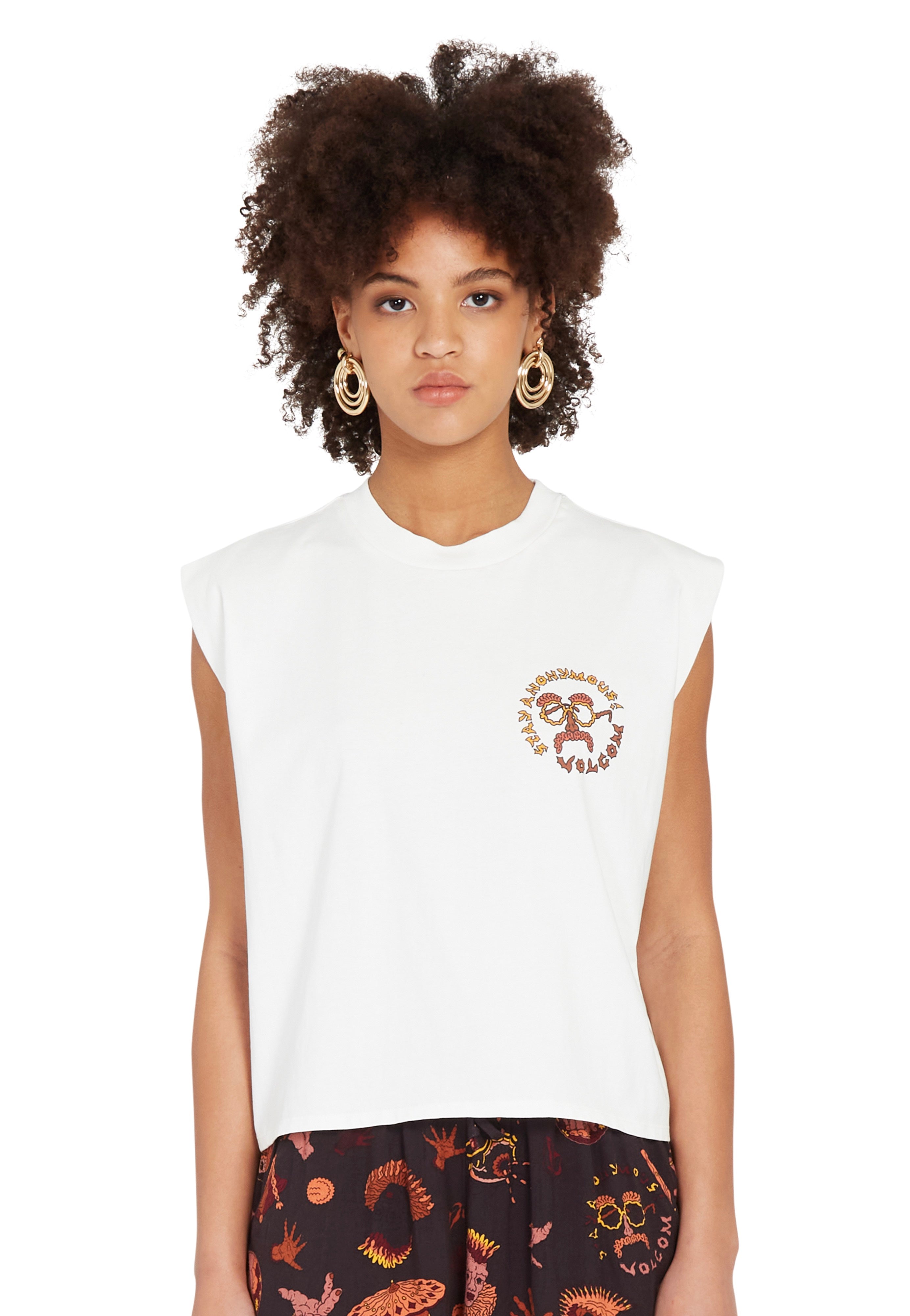 Volcom - Connected Minds Star White - Tank | Women-Image