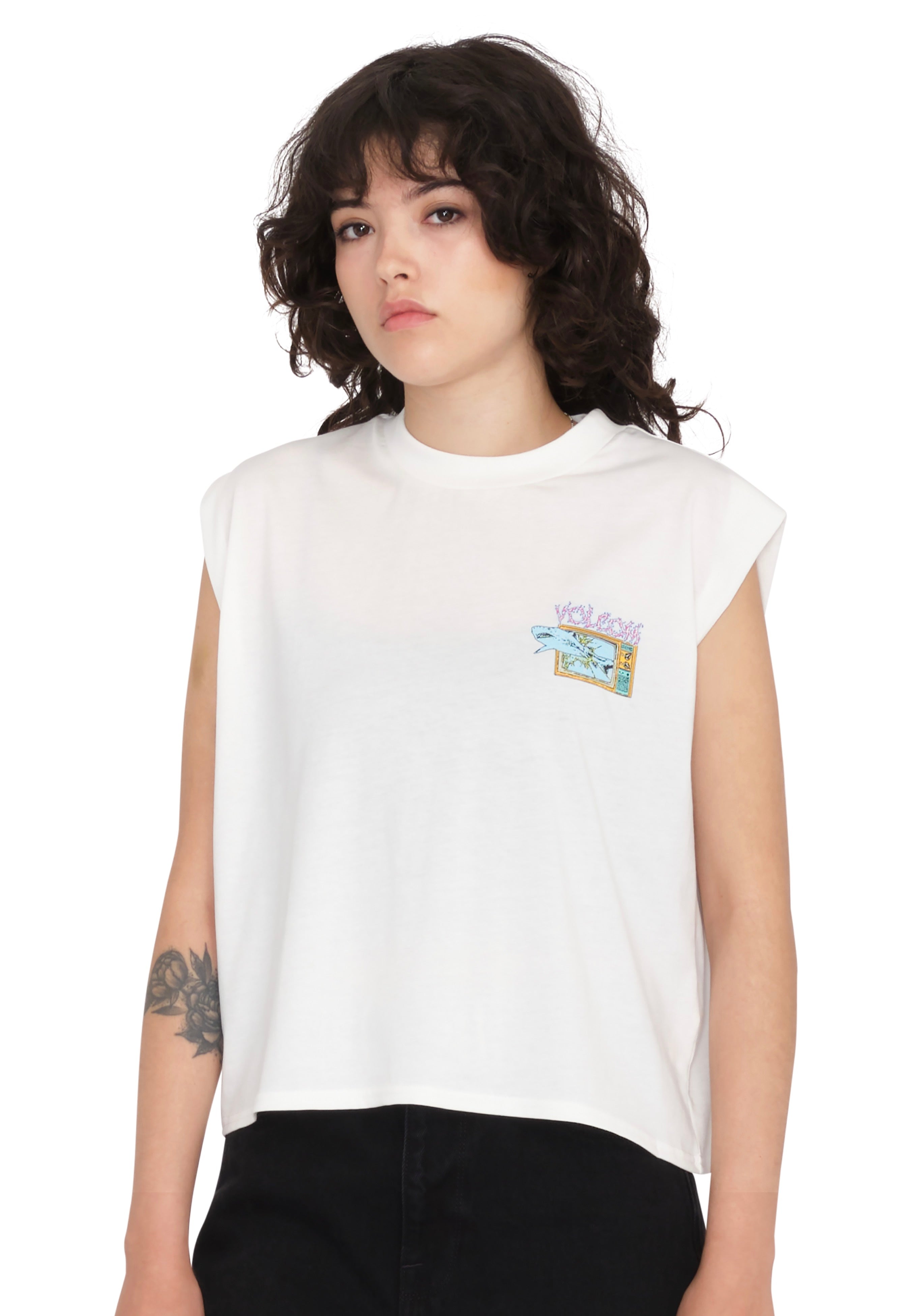 Volcom - Frenchsurf Star White - Sleeveless | Women-Image