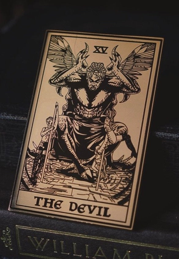 Lively Ghosts - The Devil Tarot Gold - Pin | Neutral-Image