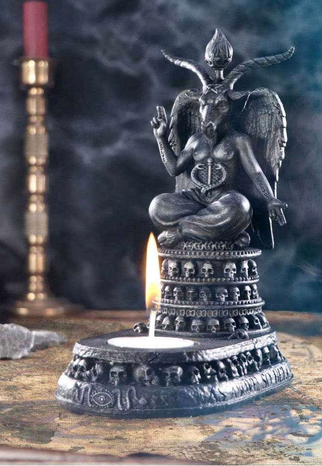 Nemesis Now - Baphomet's Devotion - Tea Light Holder | Neutral-Image