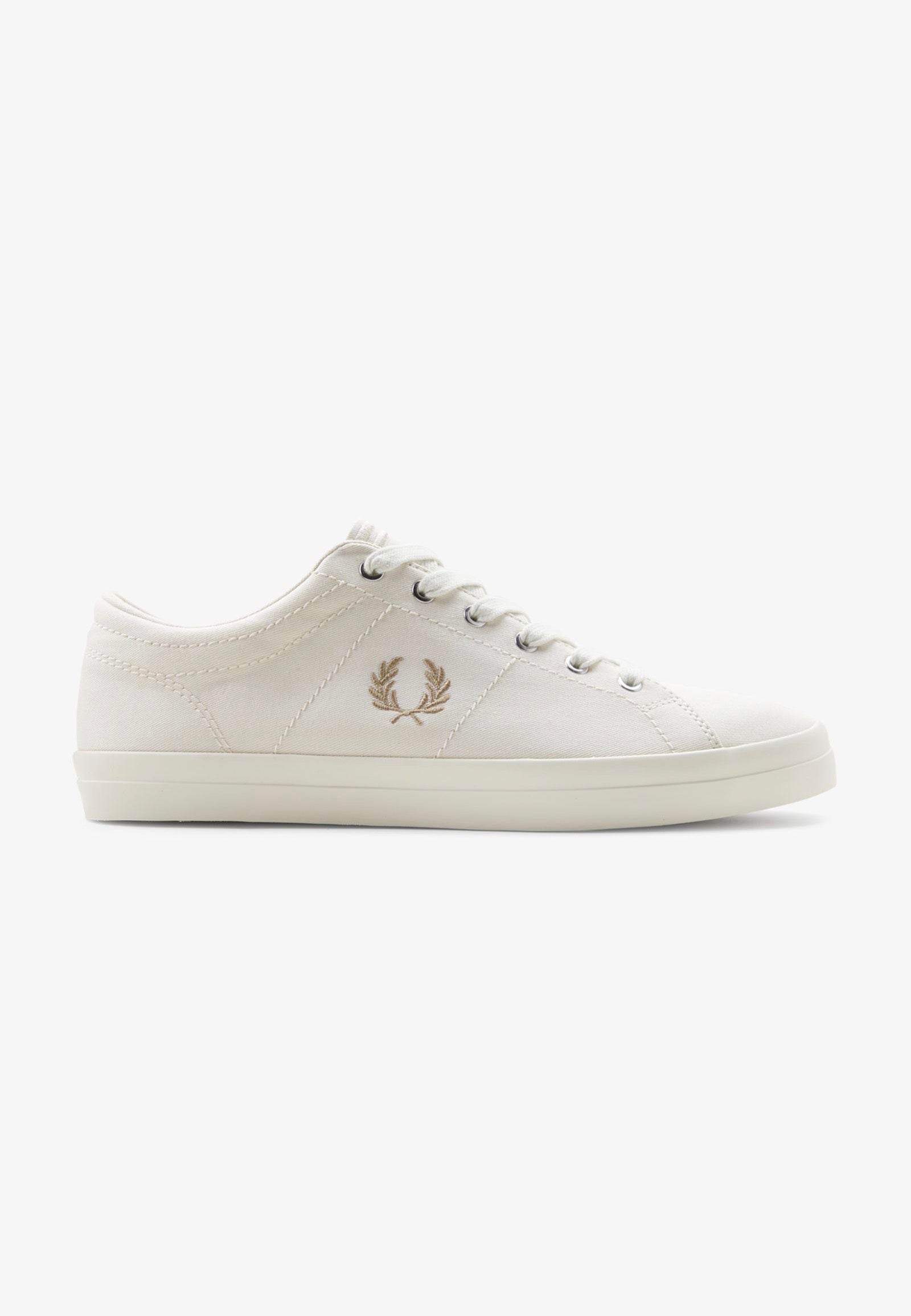 Fred Perry - Baseline Twill Ecru/Warm Stone - Shoes | Men-Image