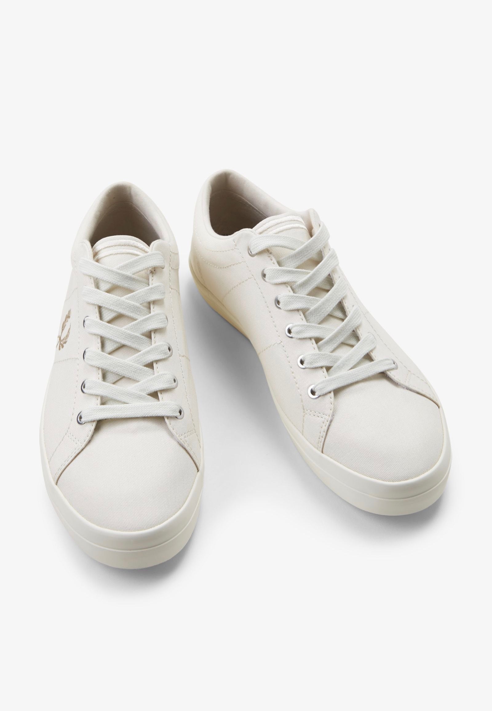 Fred Perry - Baseline Twill Ecru/Warm Stone - Shoes | Men-Image