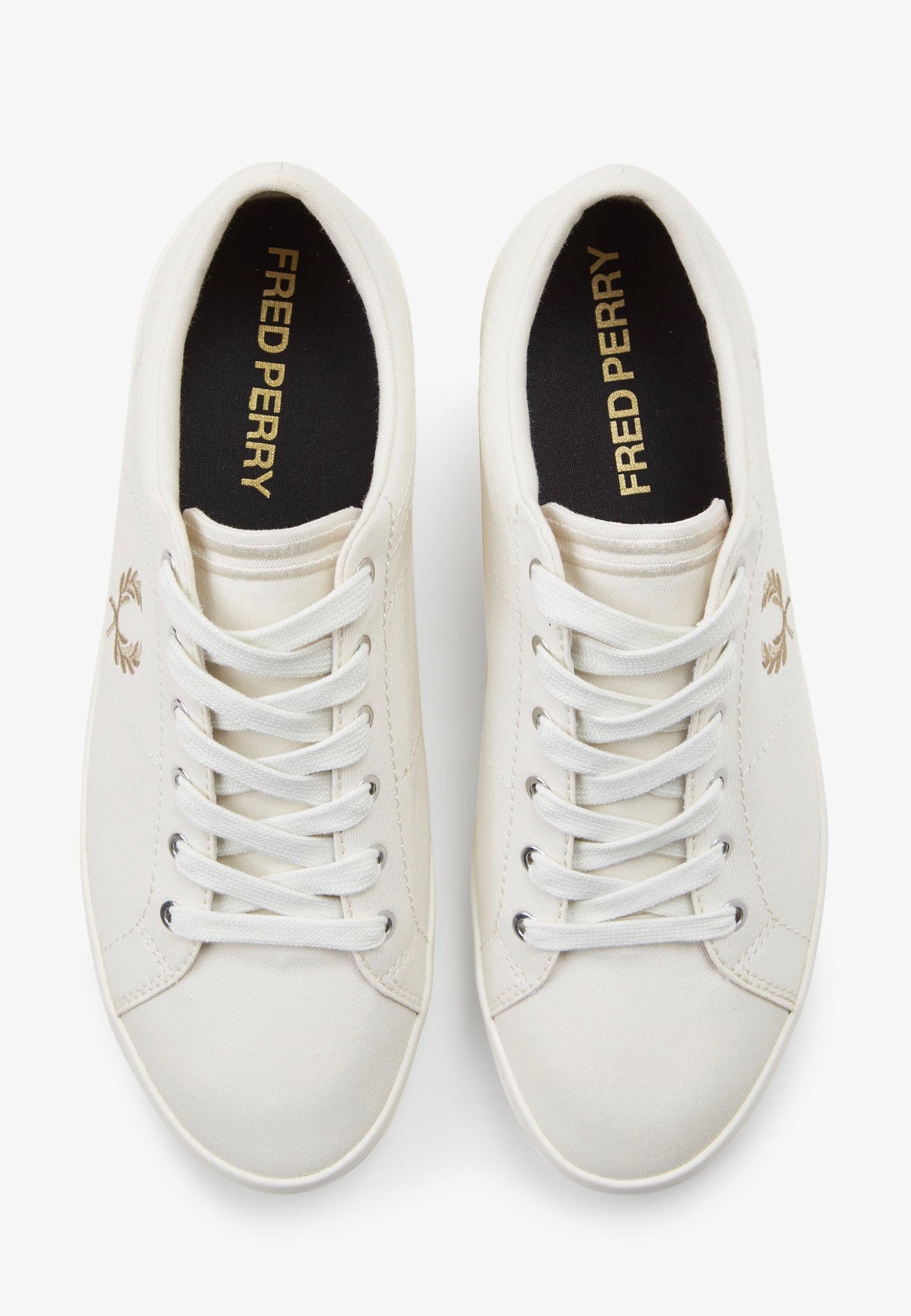 Fred Perry - Baseline Twill Ecru/Warm Stone - Shoes | Men-Image