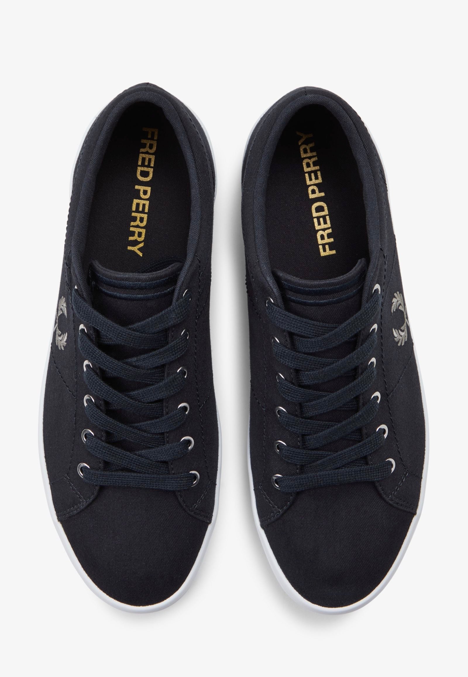 Fred Perry - Baseline Twill Navy/Warm Grey - Shoes | Men-Image