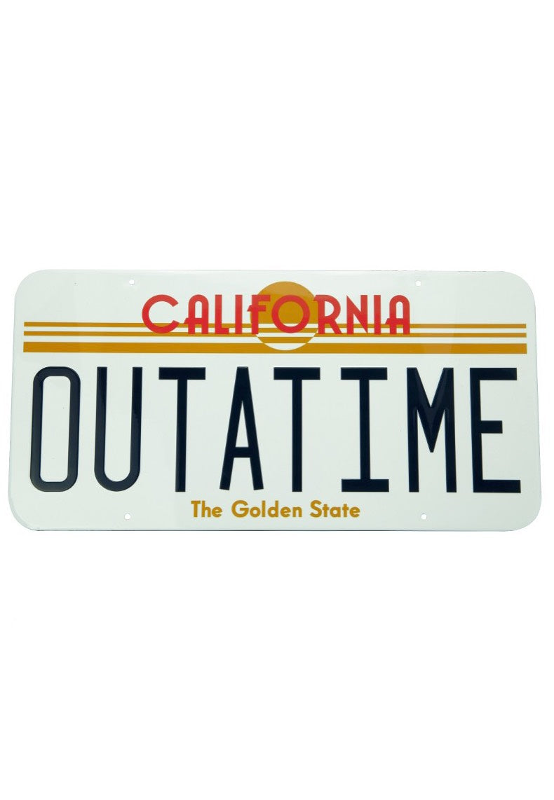 Back To The Future - OUTATIME - Metal Plate | Neutral-Image