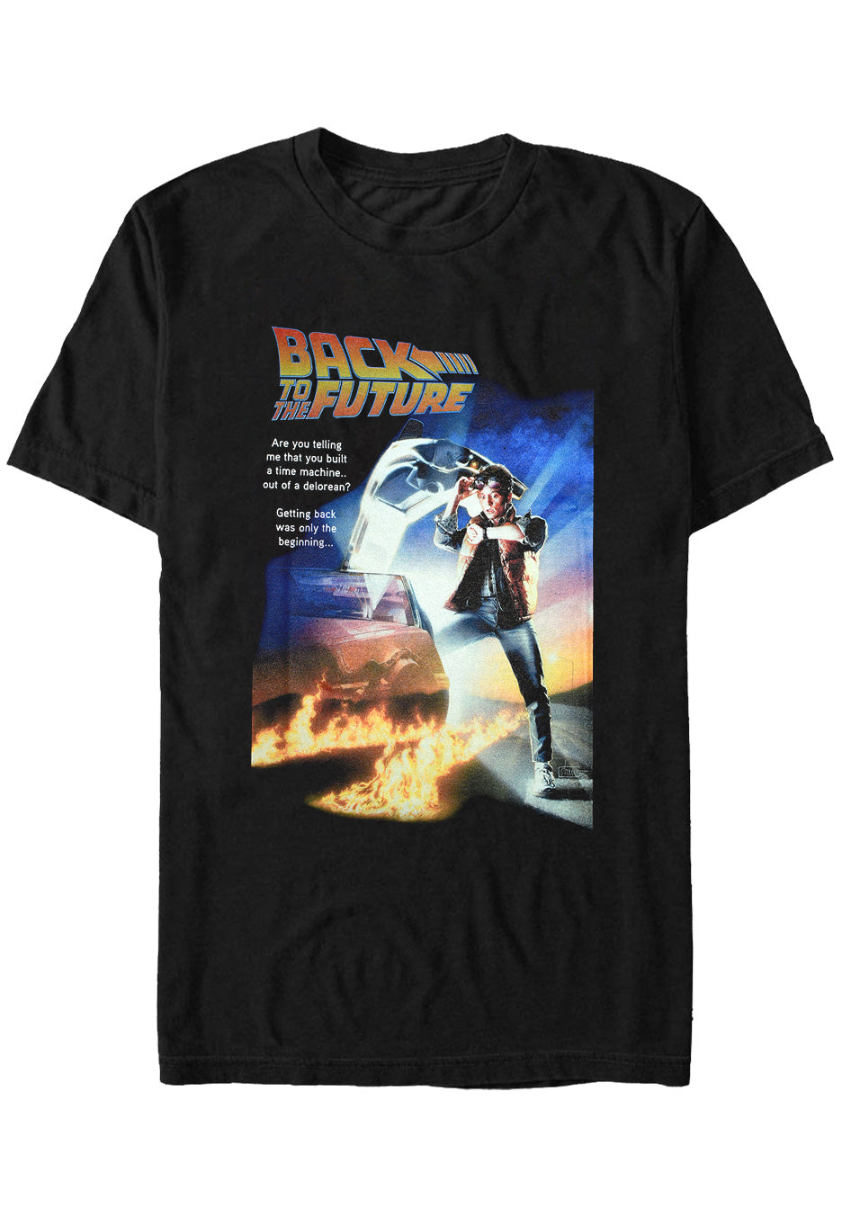 Back To The Future - Classic Poster - T-Shirt | Neutral-Image