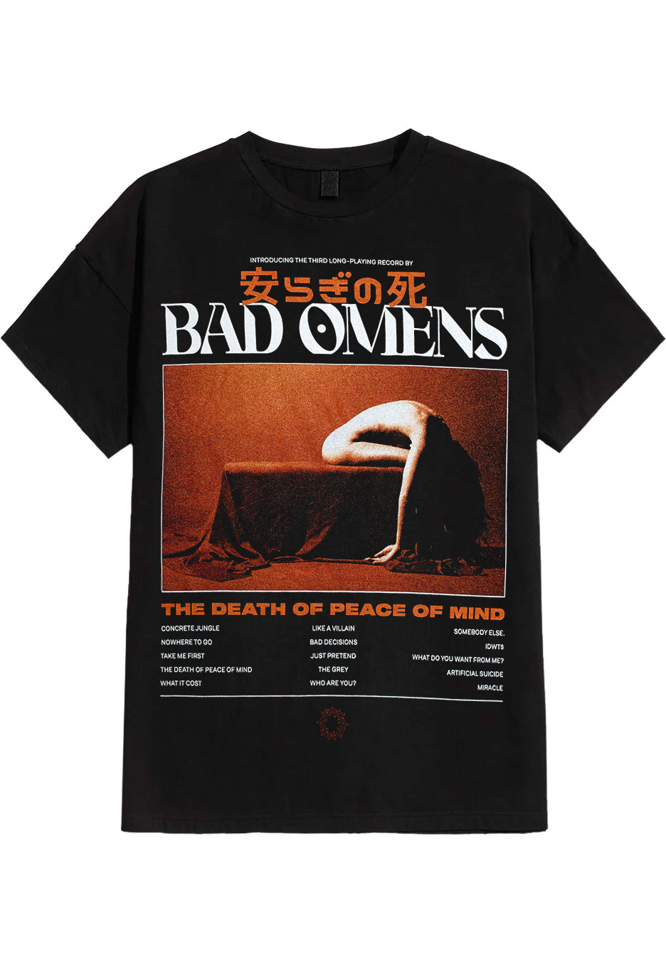 Bad Omens - Tracklist - T-Shirt | Neutral-Image