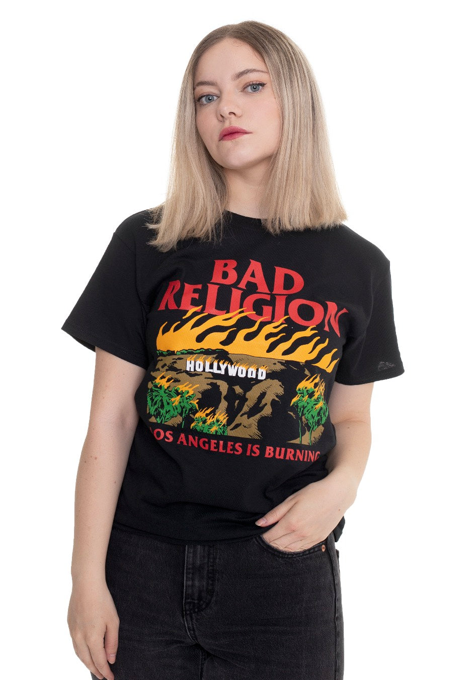 Bad Religion - Burning - T-Shirt | Women-Image