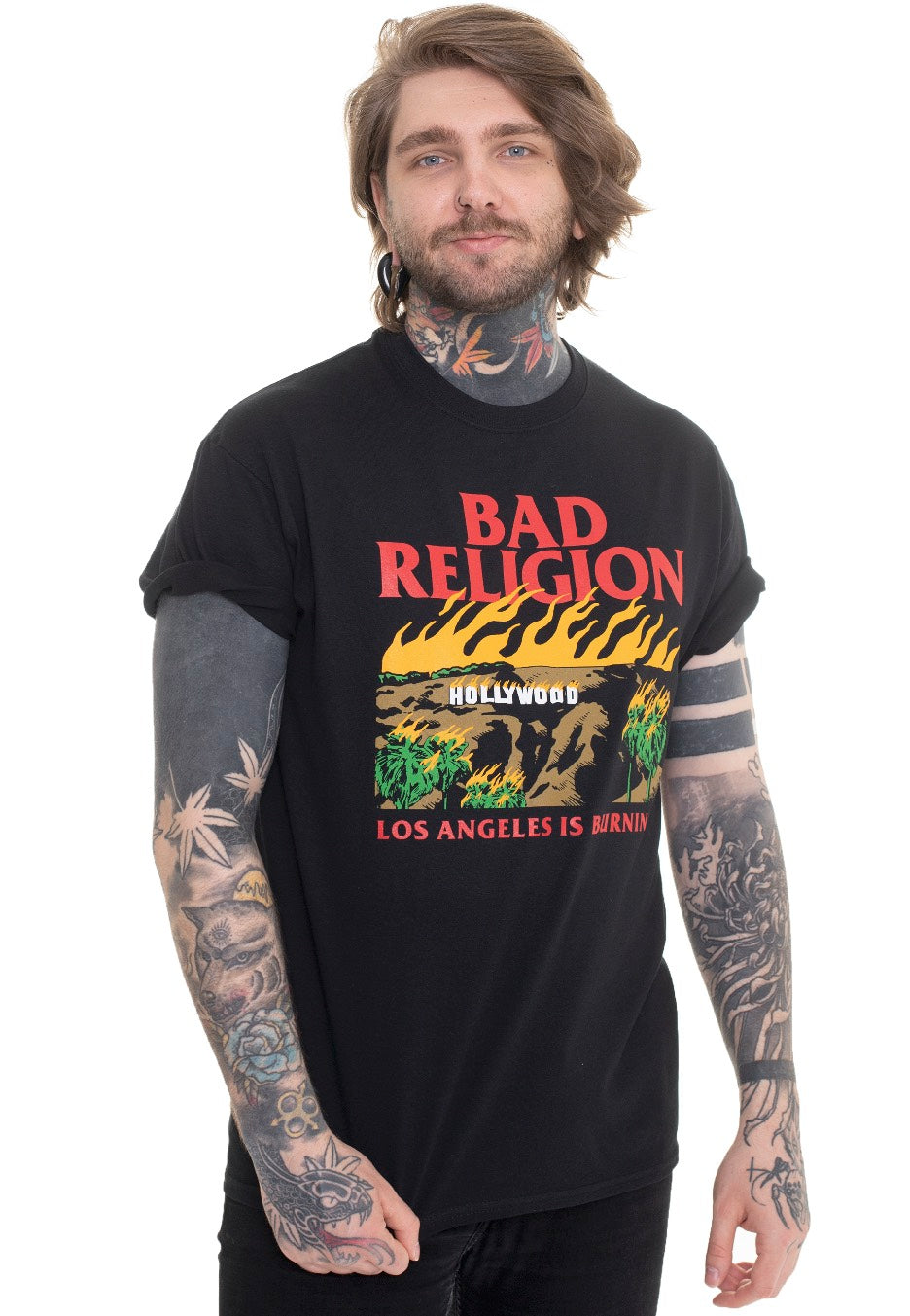 Bad Religion - Burning - T-Shirt | Men-Image