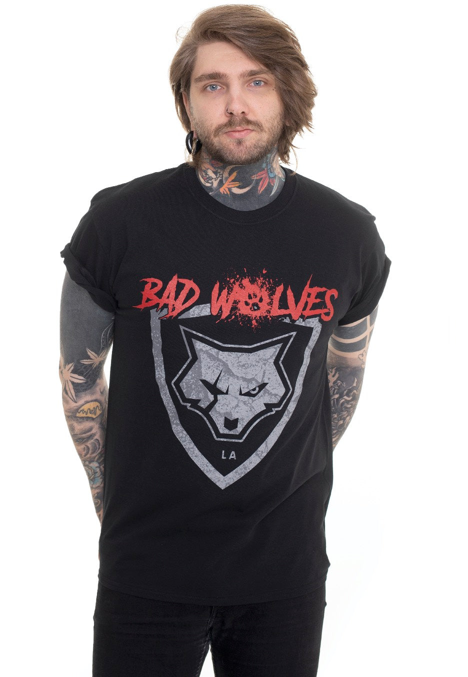 Bad Wolves - Paw Logo Shield - T-Shirt | Men-Image